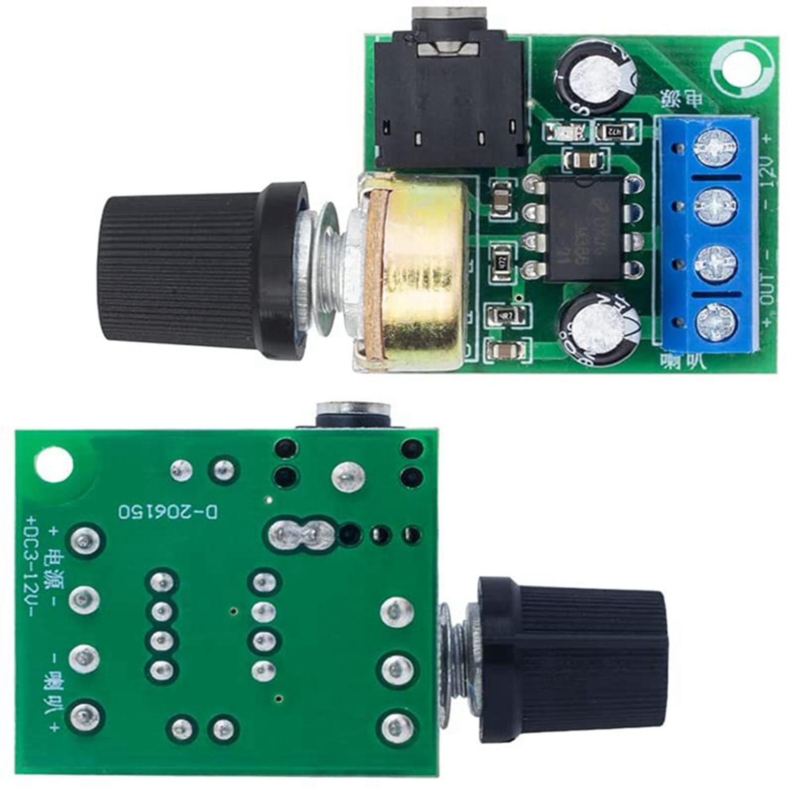 2Pcs LM386 Amplifier Board Volume Control for Speaker Sound System DIY