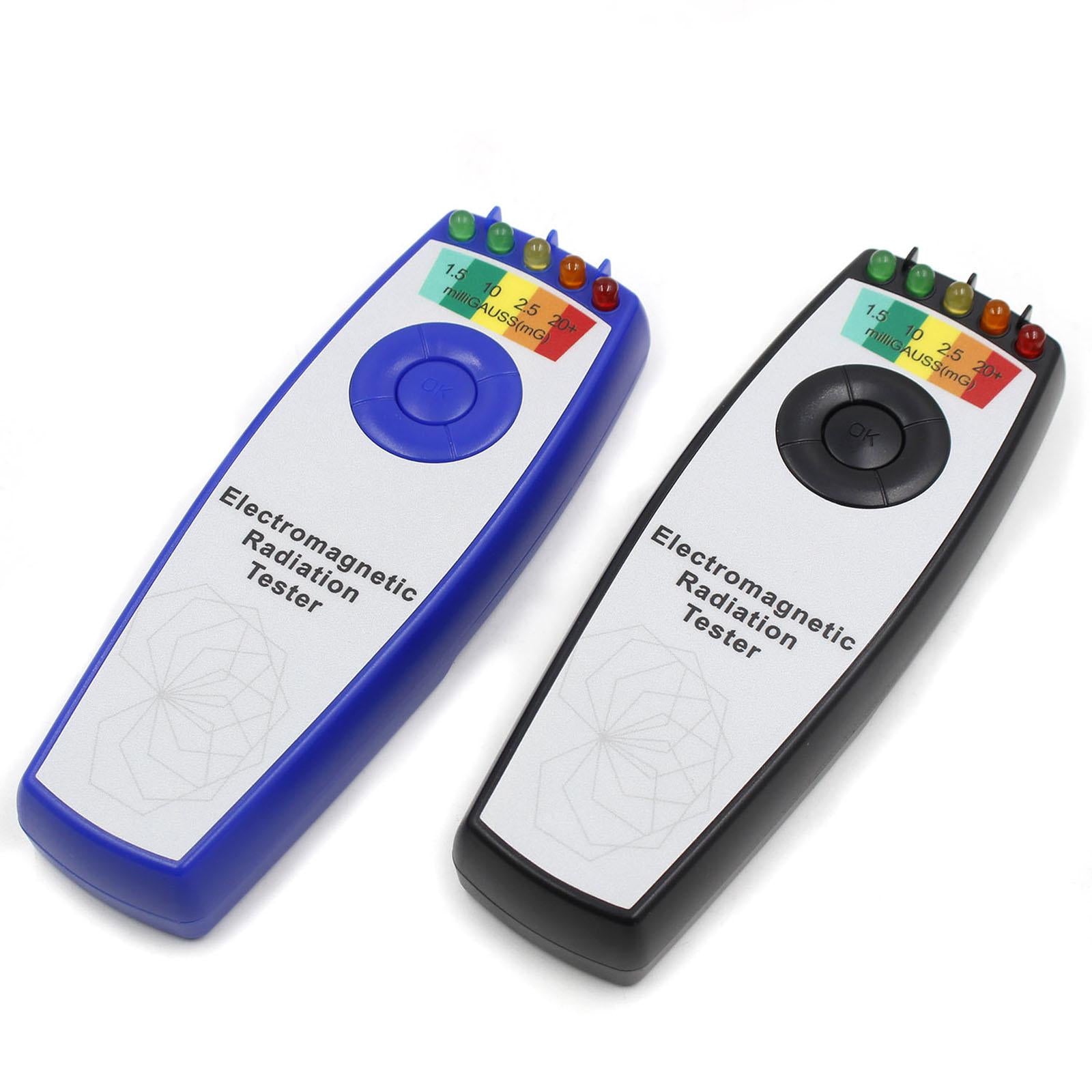 Radiation Detector Electromagnetic Field Paranormal Handheld Emf Meter Black(Without)