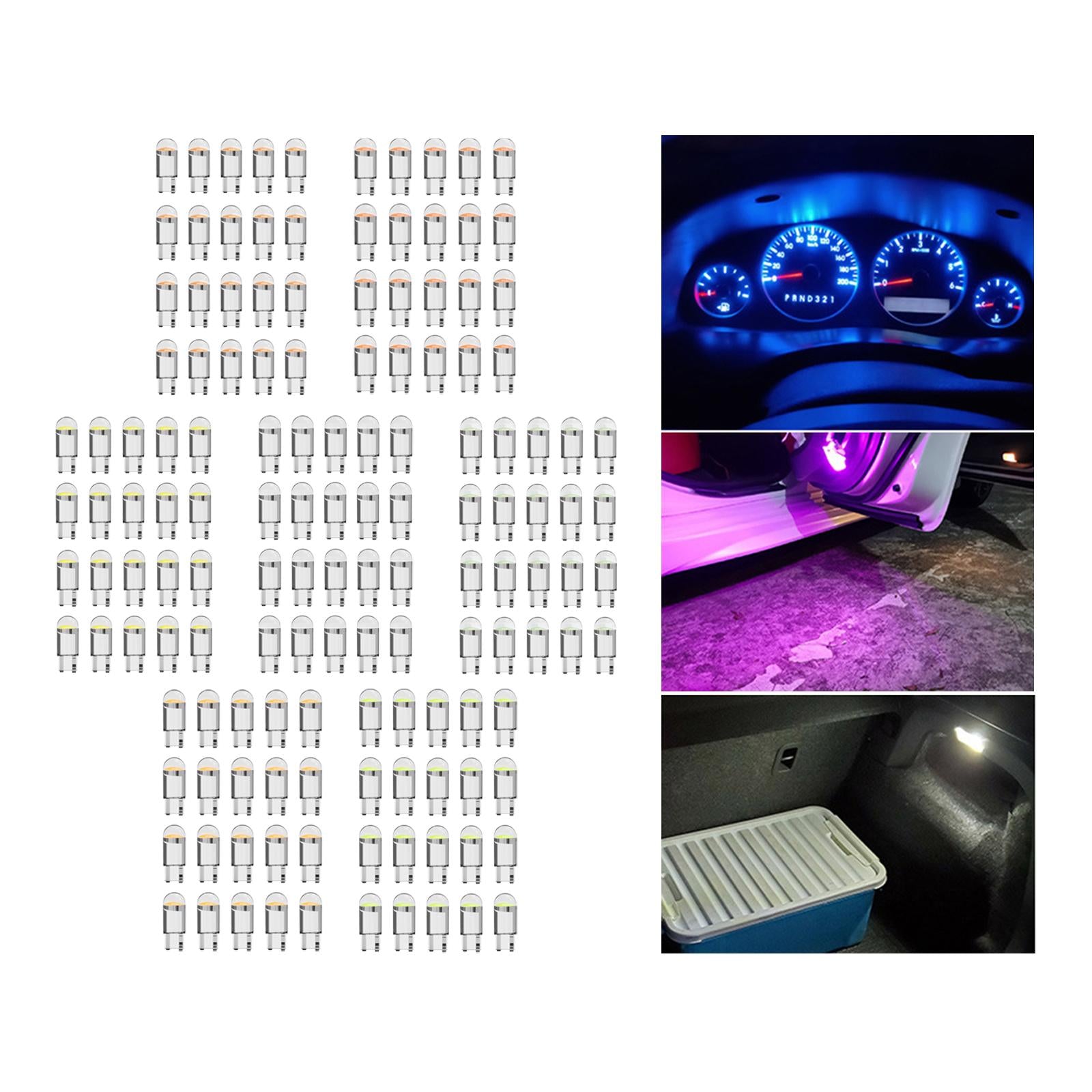 20Pcs LED Car Bulbs Auto Interior Bulbs Parts for Door Courtesy White