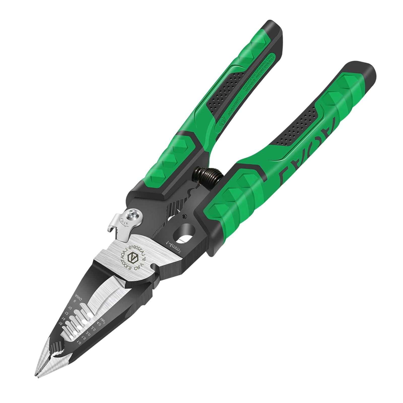 9 in 1 Electrician Pliers Multifunctional Needle Nose Pliers Wire Stripping