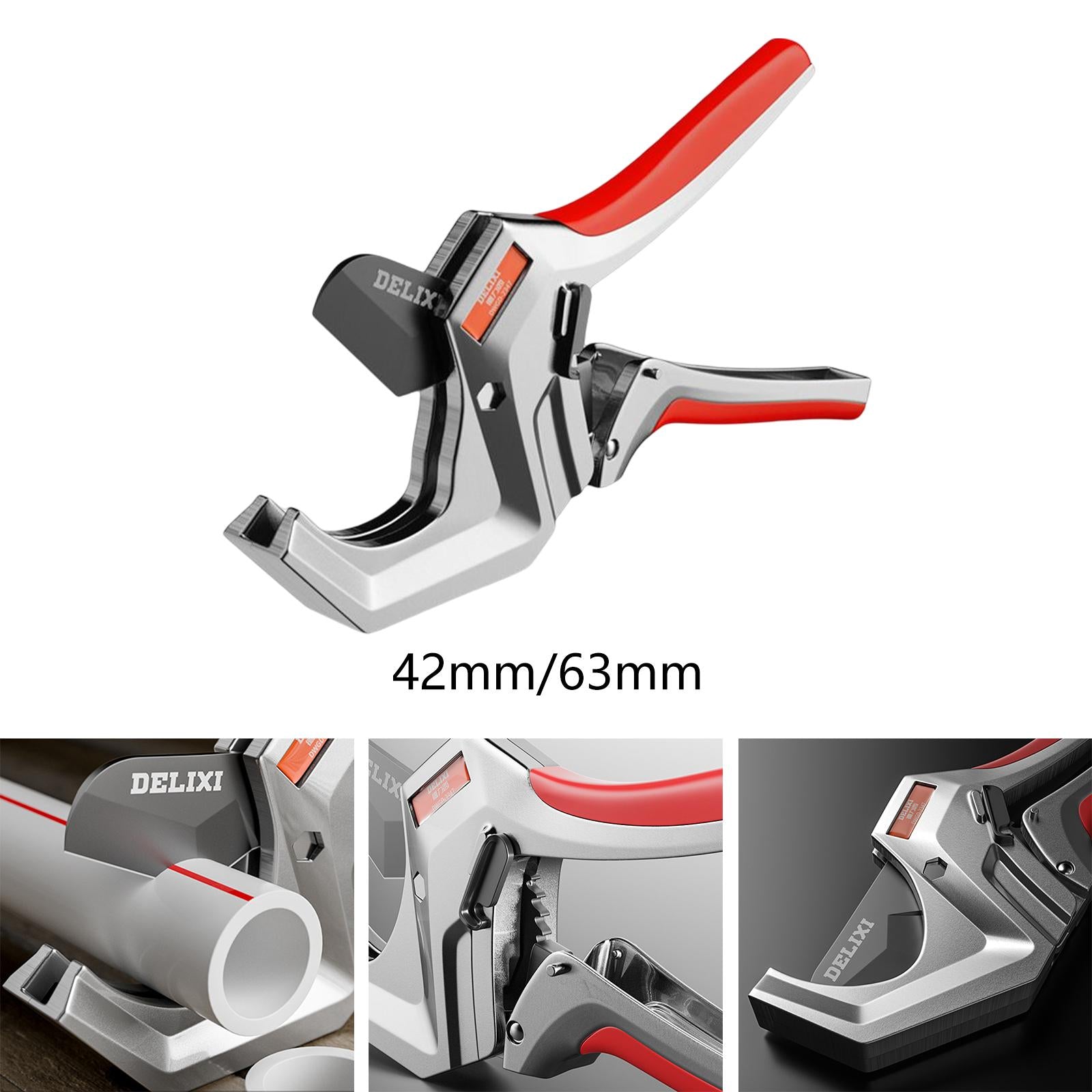 PVC Pipe Cutter Tube Cutter Plumbing Pipes Plumber Hand Tool 42mm Jaw