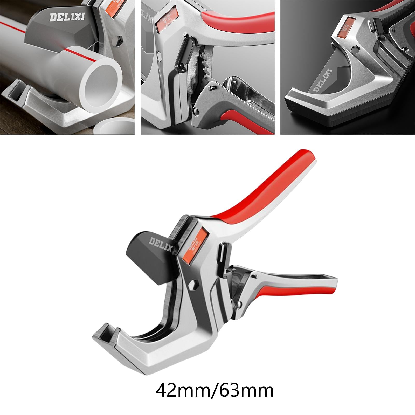 PVC Pipe Cutter Tube Cutter Plumbing Pipes Plumber Hand Tool 42mm Jaw
