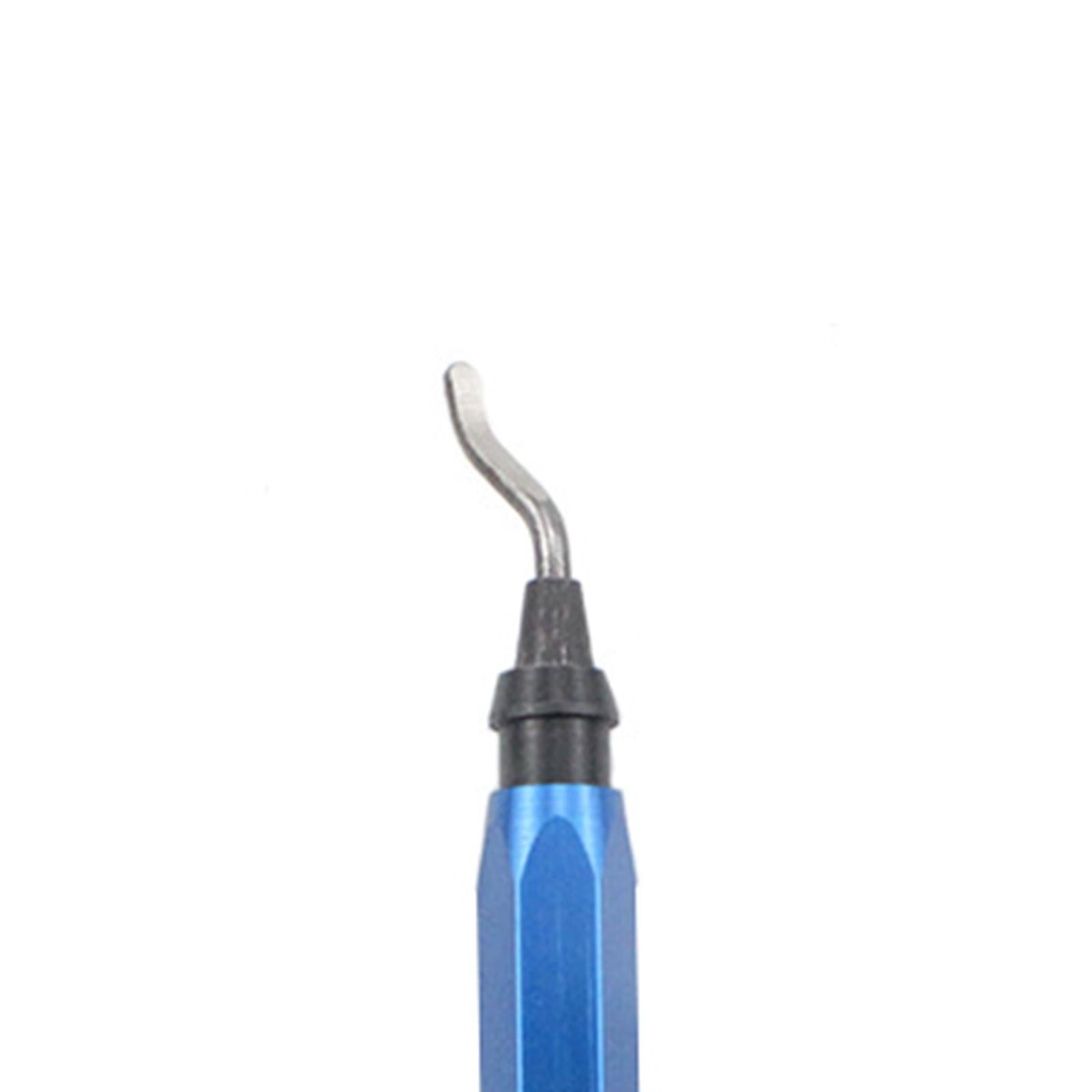 Deburring Tool Chamfering and Trimming Tool with Router Bit for Iron Blue