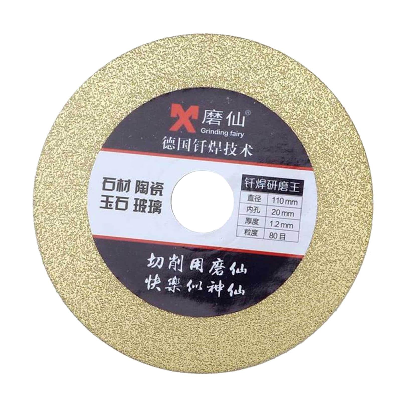 110mm Diamond Disc Grinder Cutting Disc for Concrete Glasses  80 Grit