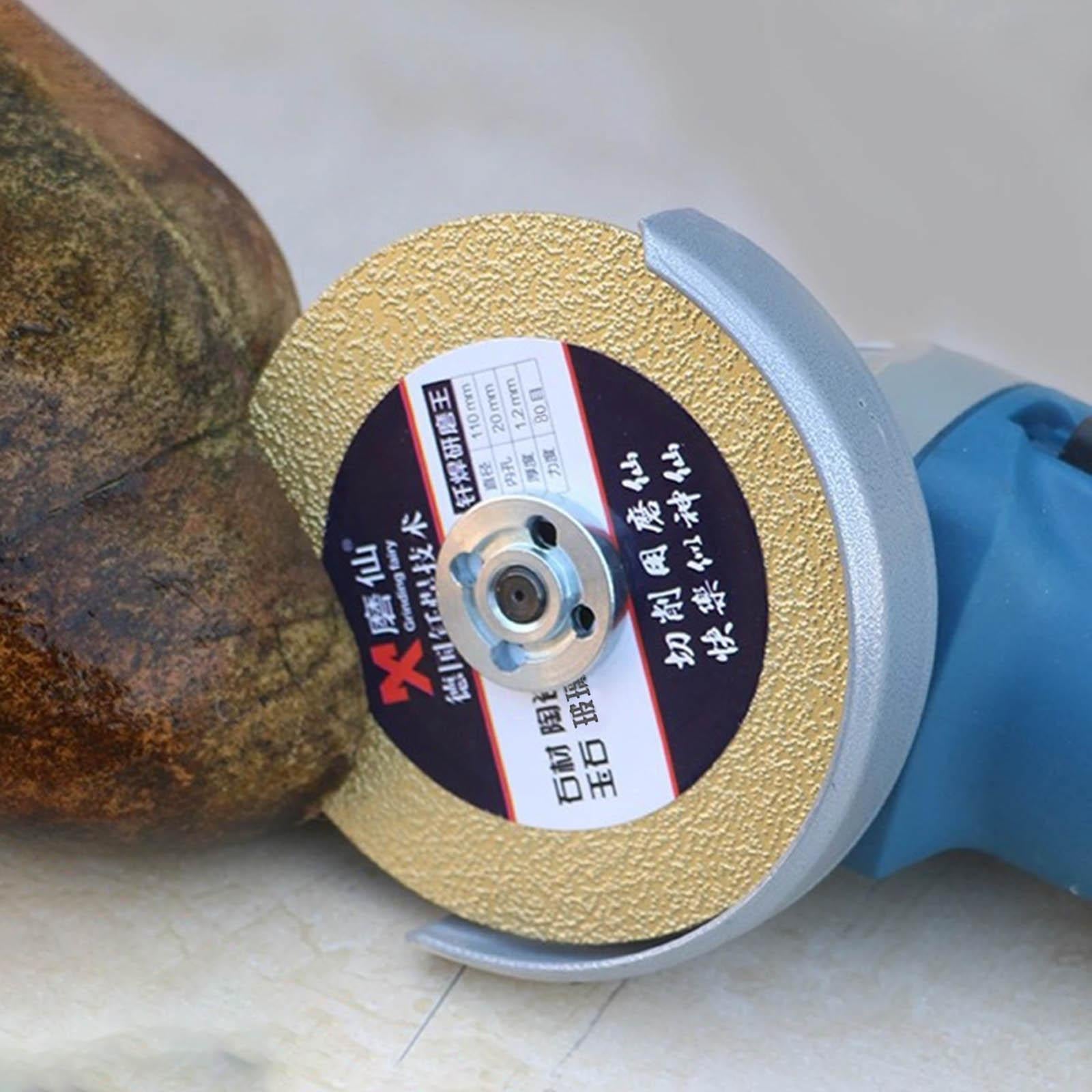 110mm Diamond Disc Grinder Cutting Disc for Concrete Glasses  80 Grit