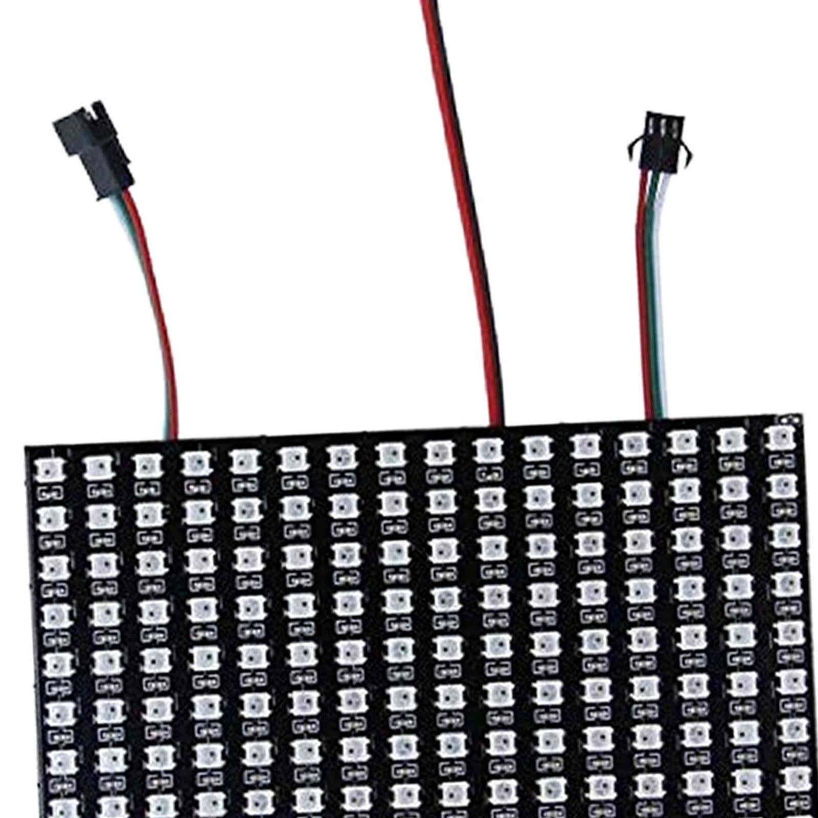 LED Pixels Matrix Panel WS2812B RGB Digital Image Video Text Display 16x16cm