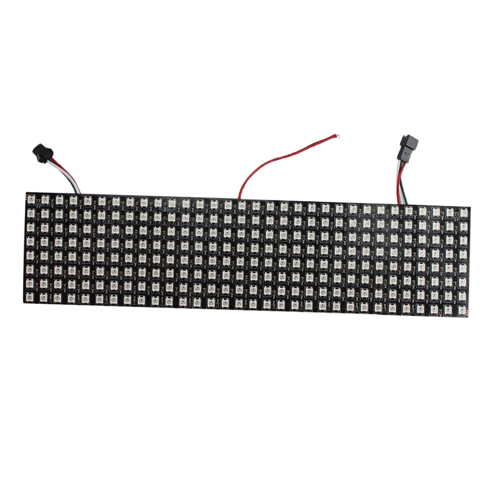 LED Pixels Matrix Panel WS2812B RGB Digital Image Video Text Display 8x32cm