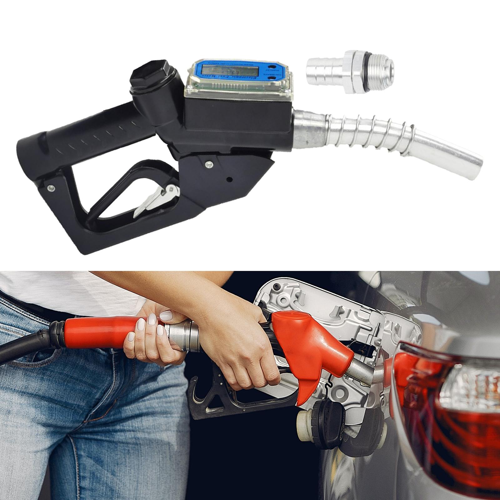 1 inch Manual Fueling Nozzle with Metering for Biodiesel Petrol Black