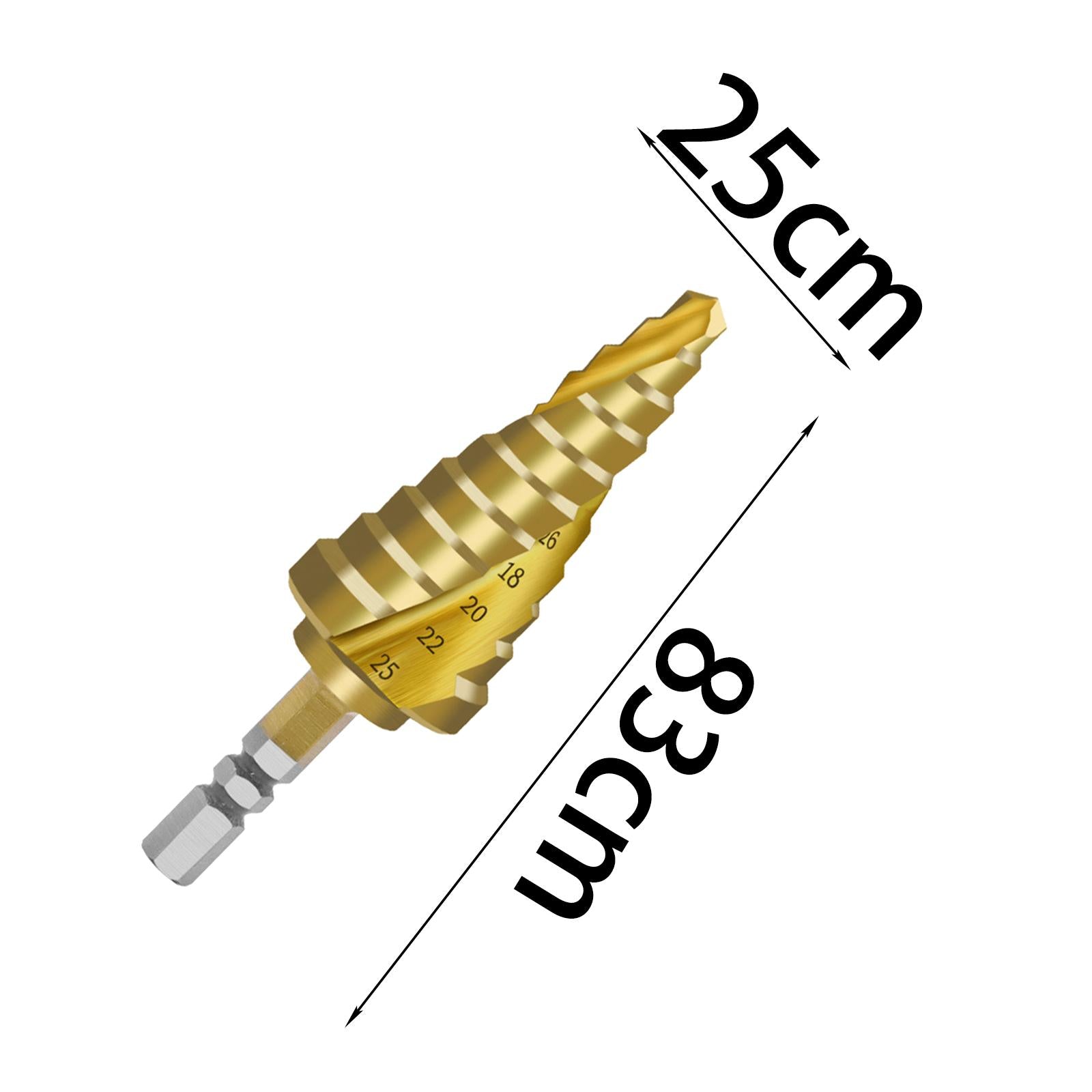 Portable HSS Spiral Grooved Reaming Drill for Wood Drilling Hole Electrician
