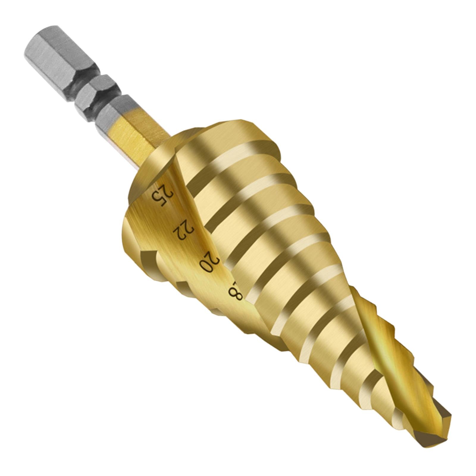 Portable HSS Spiral Grooved Reaming Drill for Wood Drilling Hole Electrician