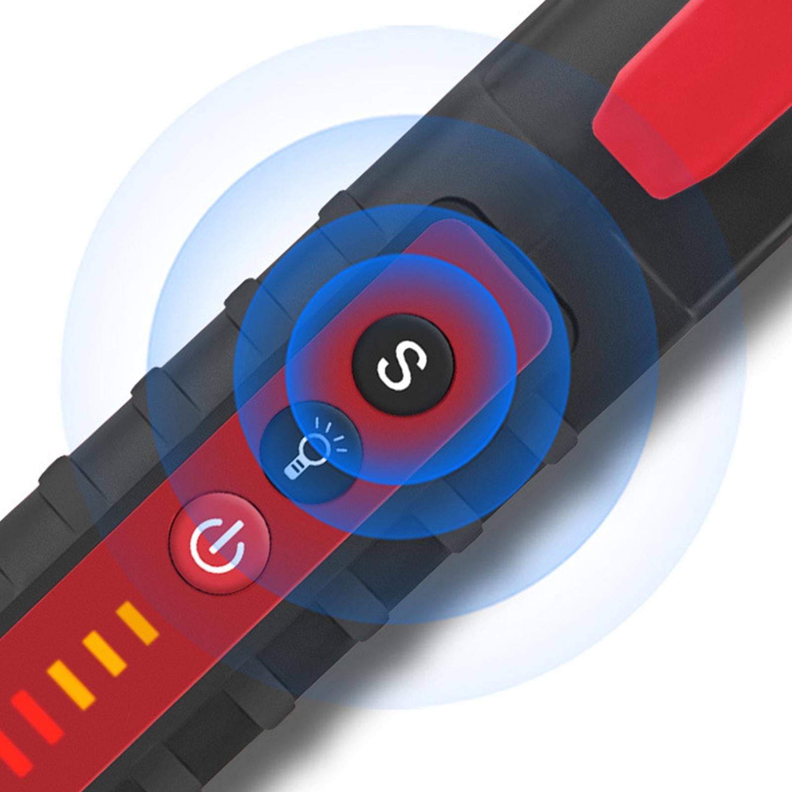 Voltage Tester Live/Null Wire Tester AC 12V-1000V Buzzer Alarm Black
