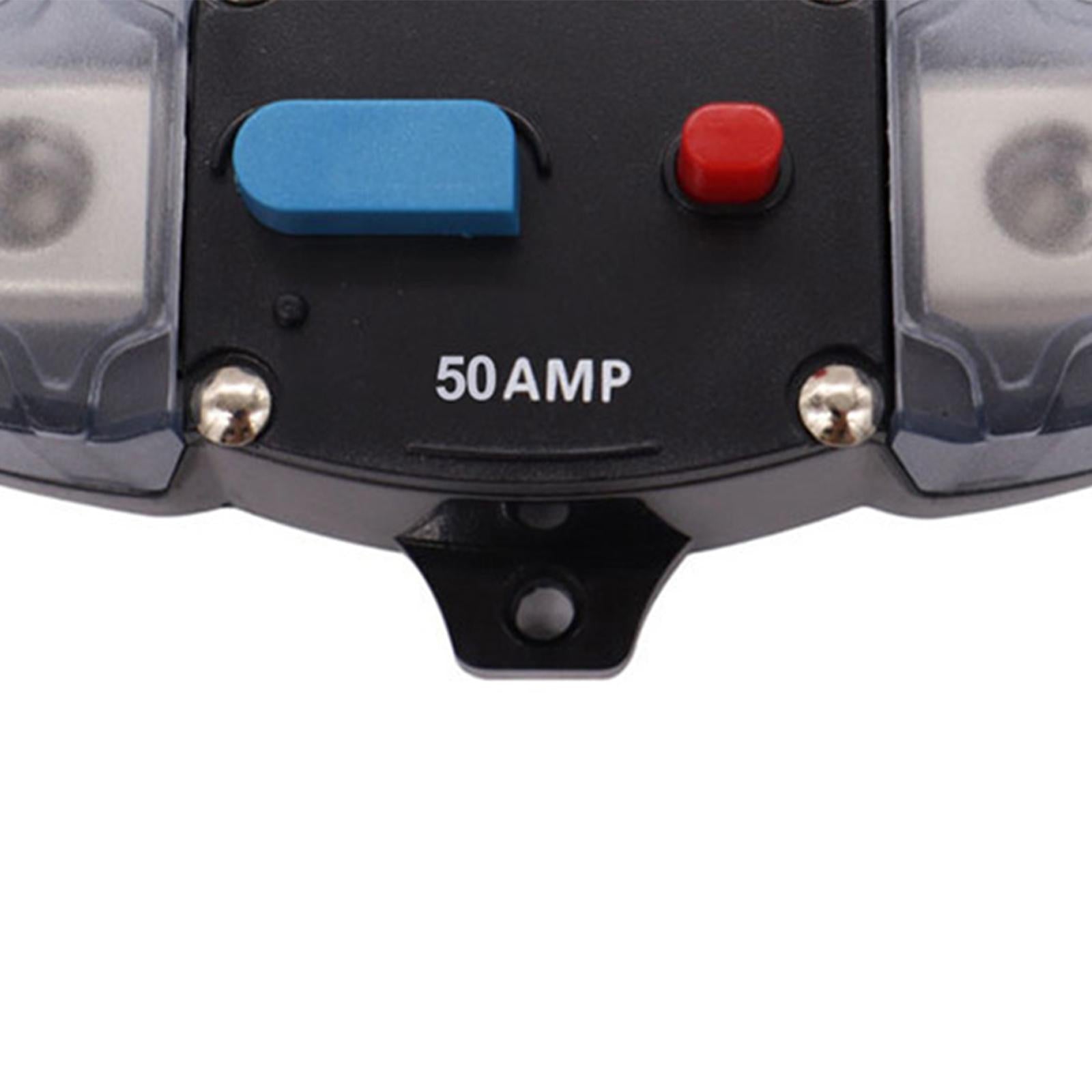 Circuit Breaker Inline Fuse Block Holders Inverter for Truck Automotive 50A