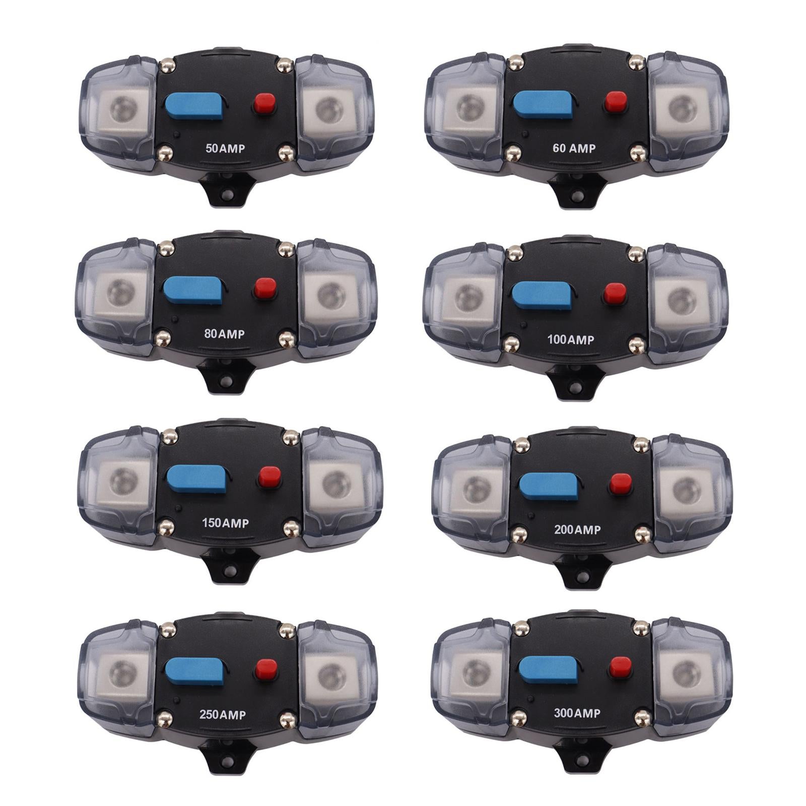 Circuit Breaker Inline Fuse Block Holders Inverter for Truck Automotive 50A