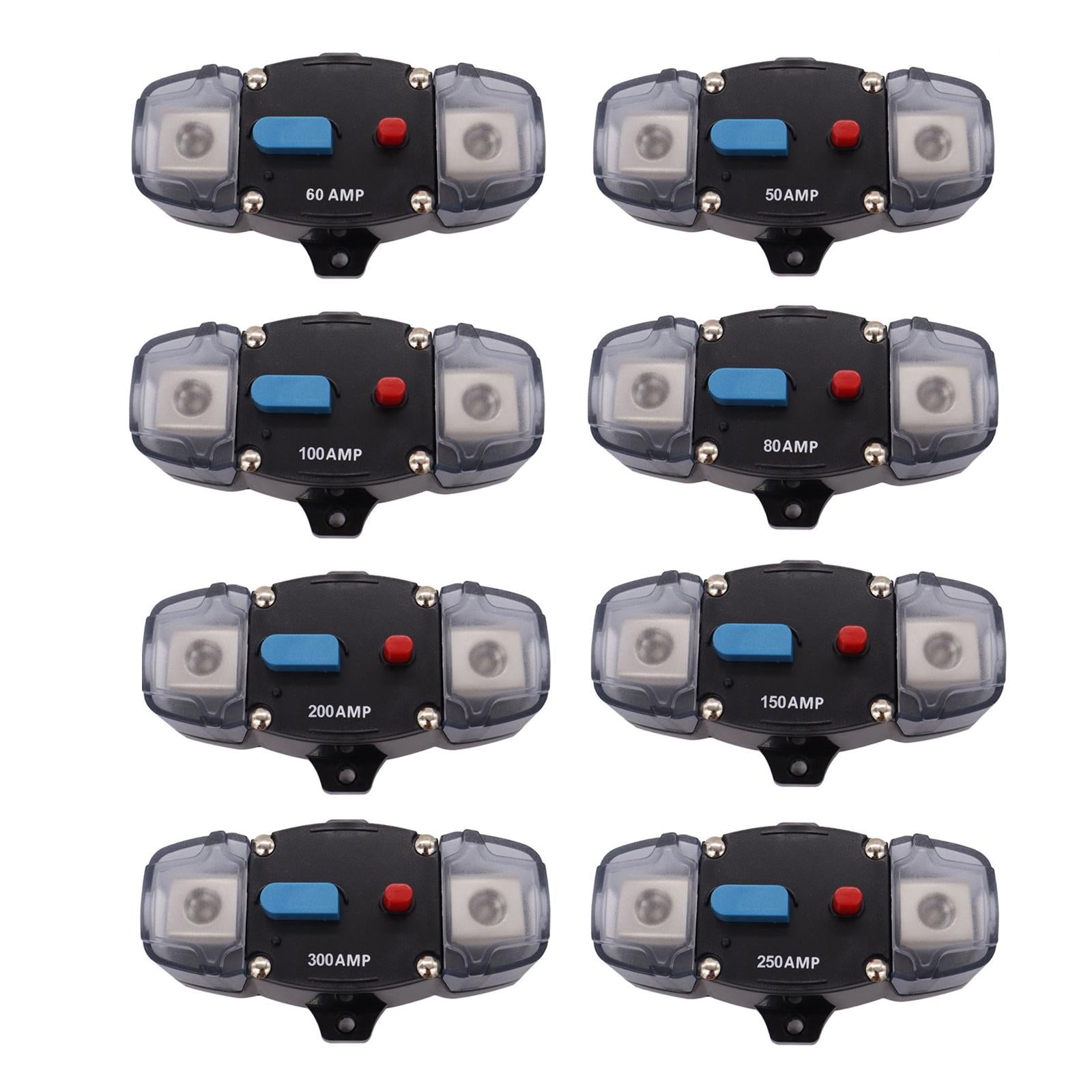 Circuit Breaker Inline Fuse Block Holders Inverter for Truck Automotive 50A