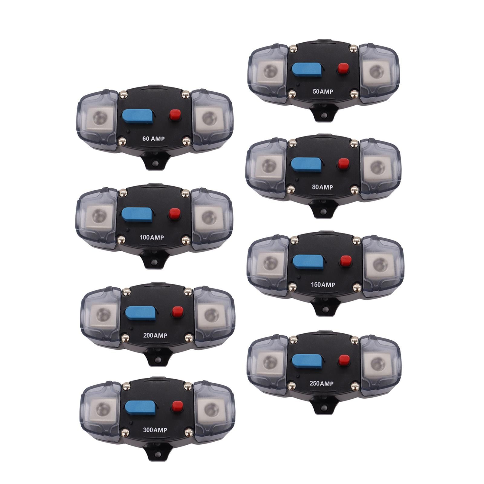 Circuit Breaker Inline Fuse Block Holders Inverter for Truck Automotive 50A