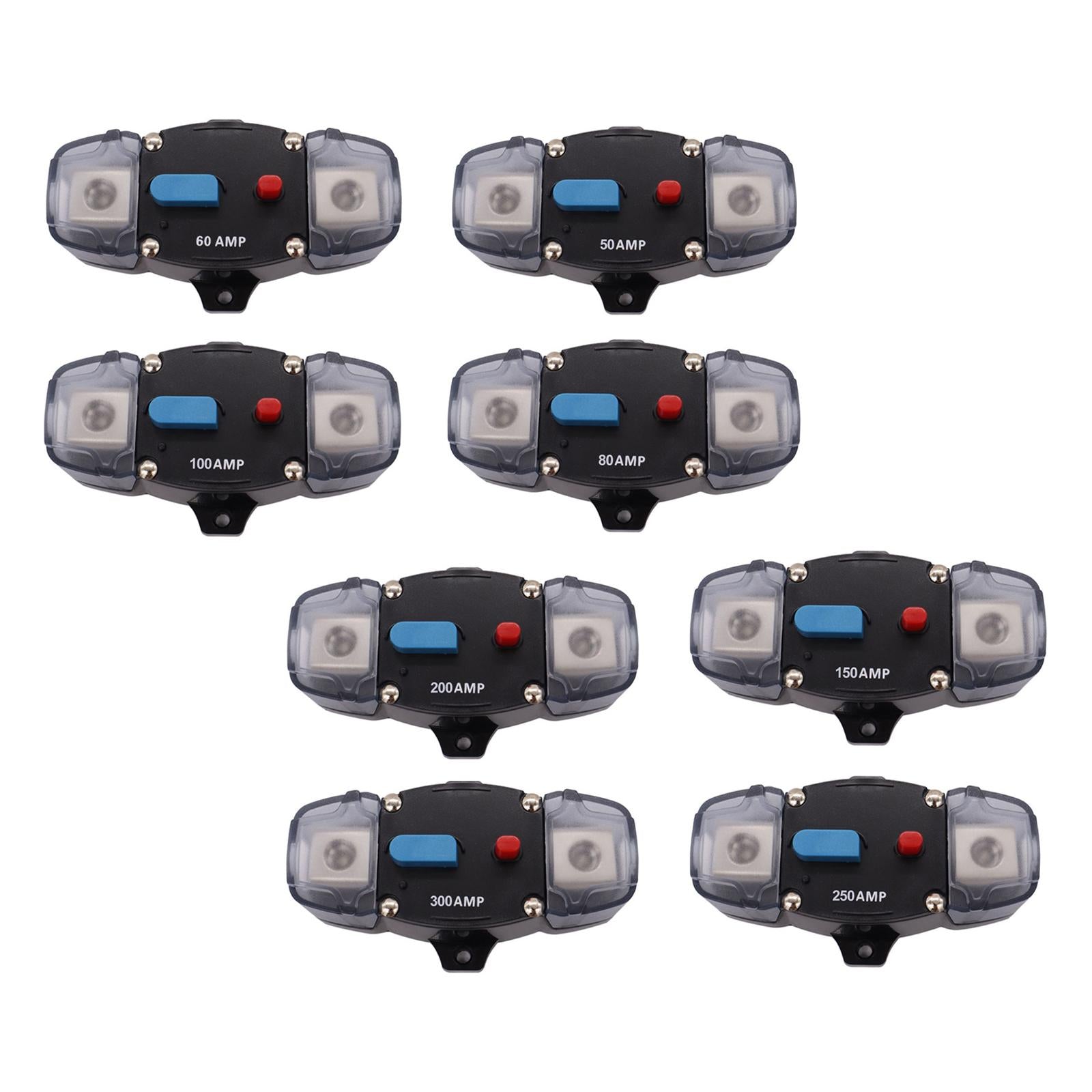 Circuit Breaker Inline Fuse Block Holders Inverter for Truck Automotive 50A
