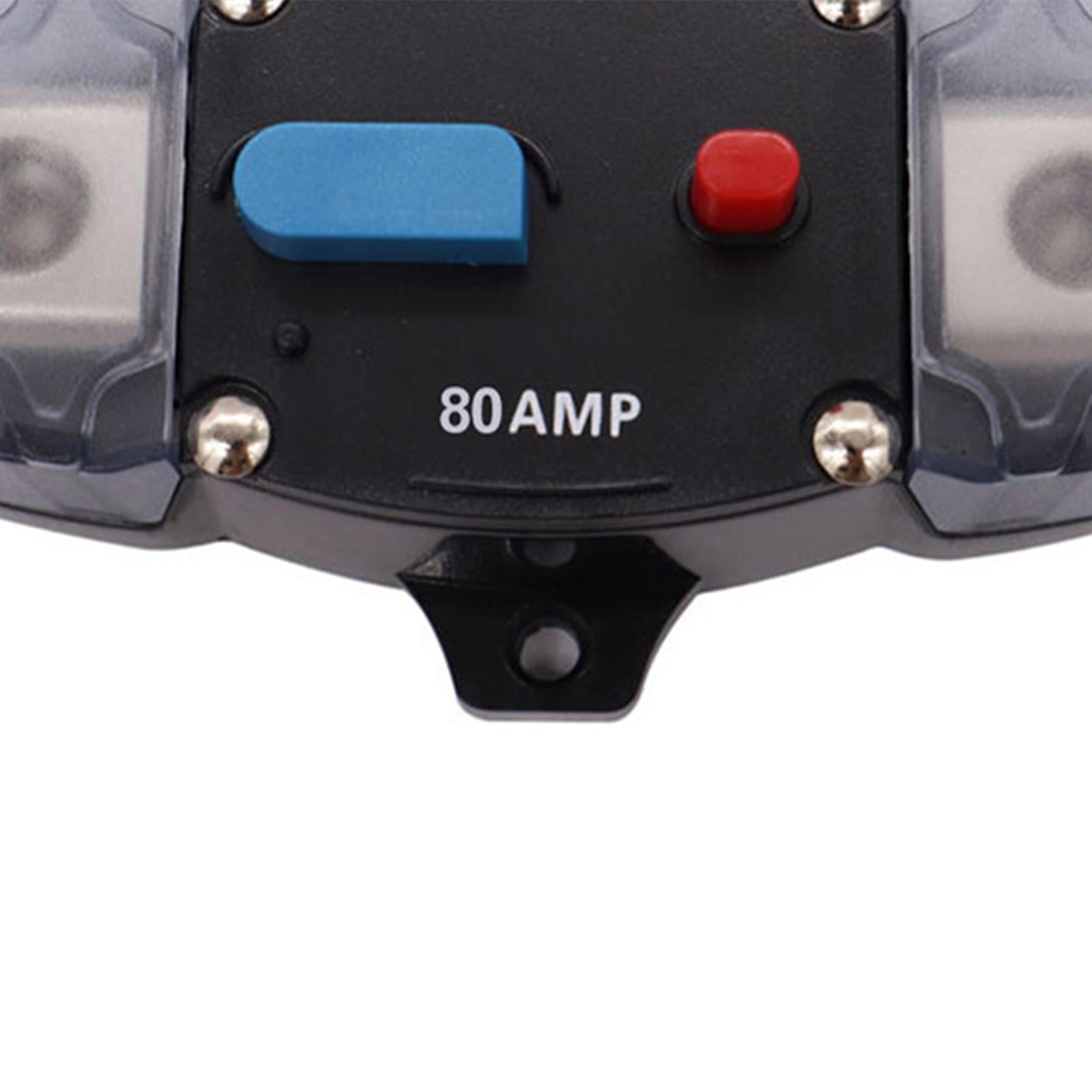 Circuit Breaker Inline Fuse Block Holders Inverter for Truck Automotive 80A