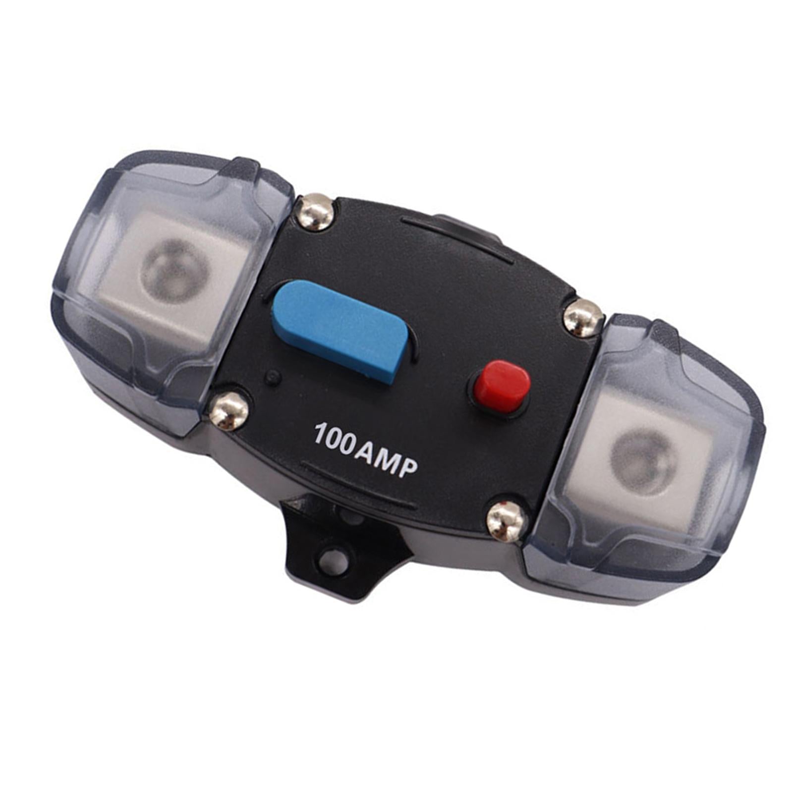 Circuit Breaker Inline Fuse Block Holders Inverter for Truck Automotive 100A