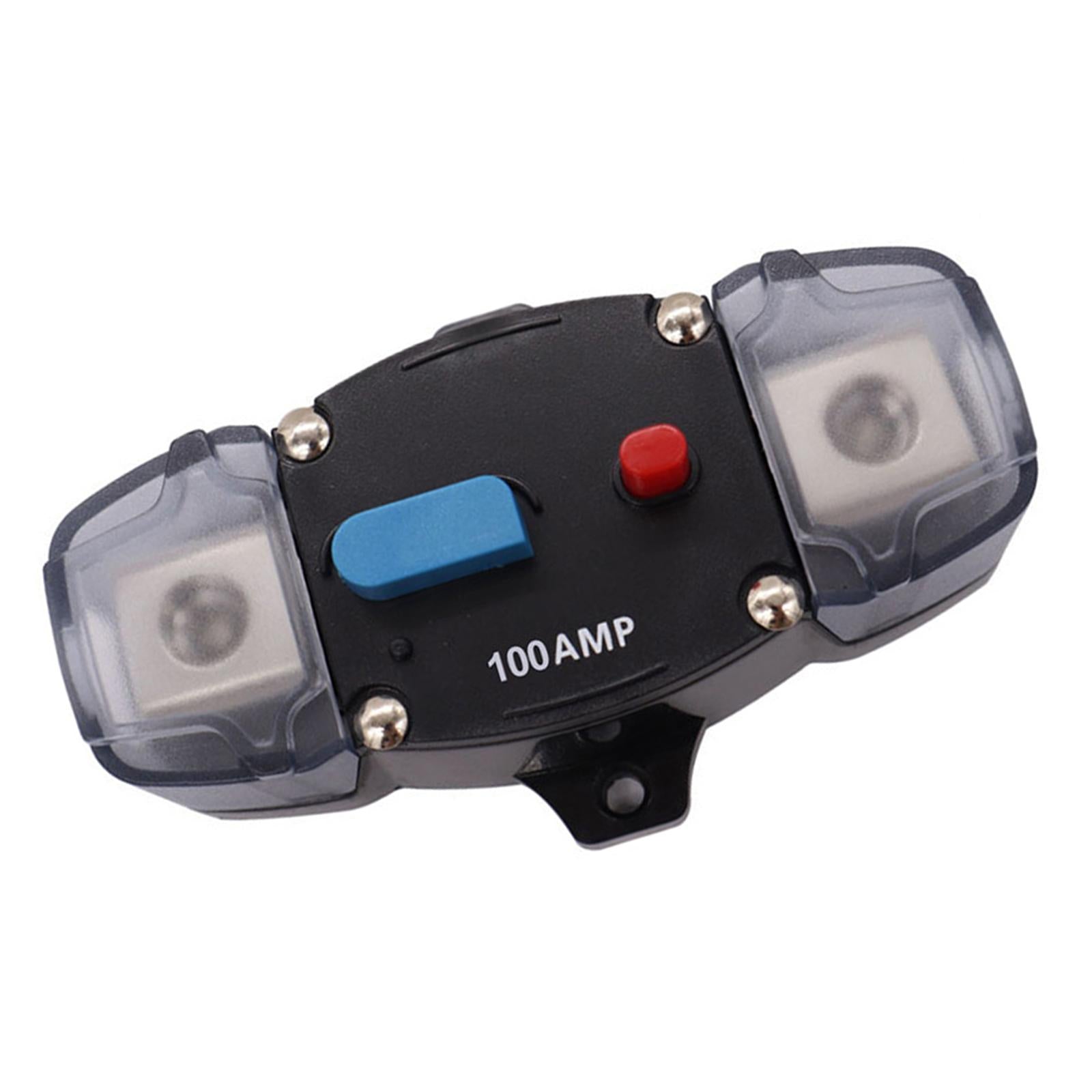 Circuit Breaker Inline Fuse Block Holders Inverter for Truck Automotive 100A