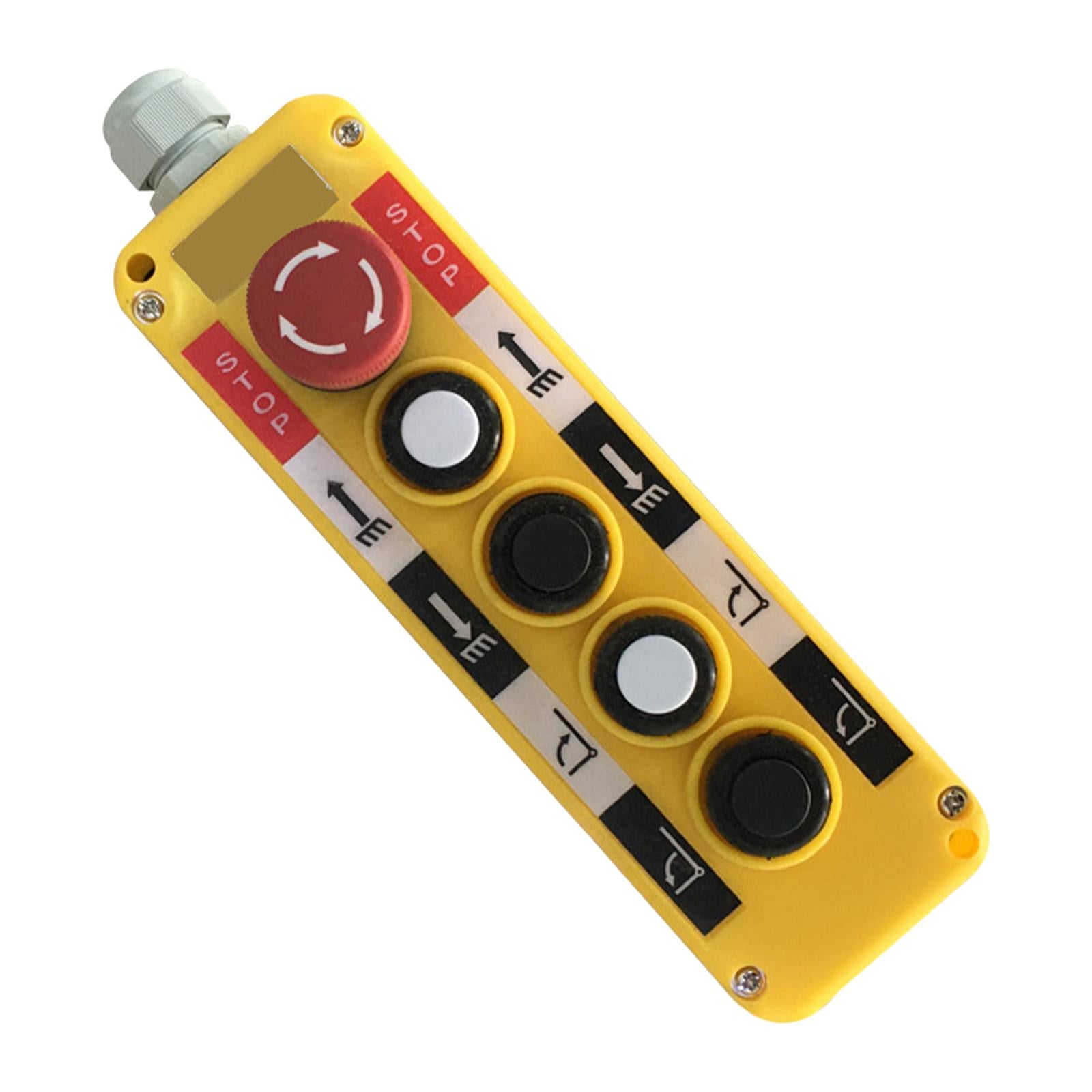 Crane Pendant Control Station UP Down Hoist Push Button – UNIQBUY