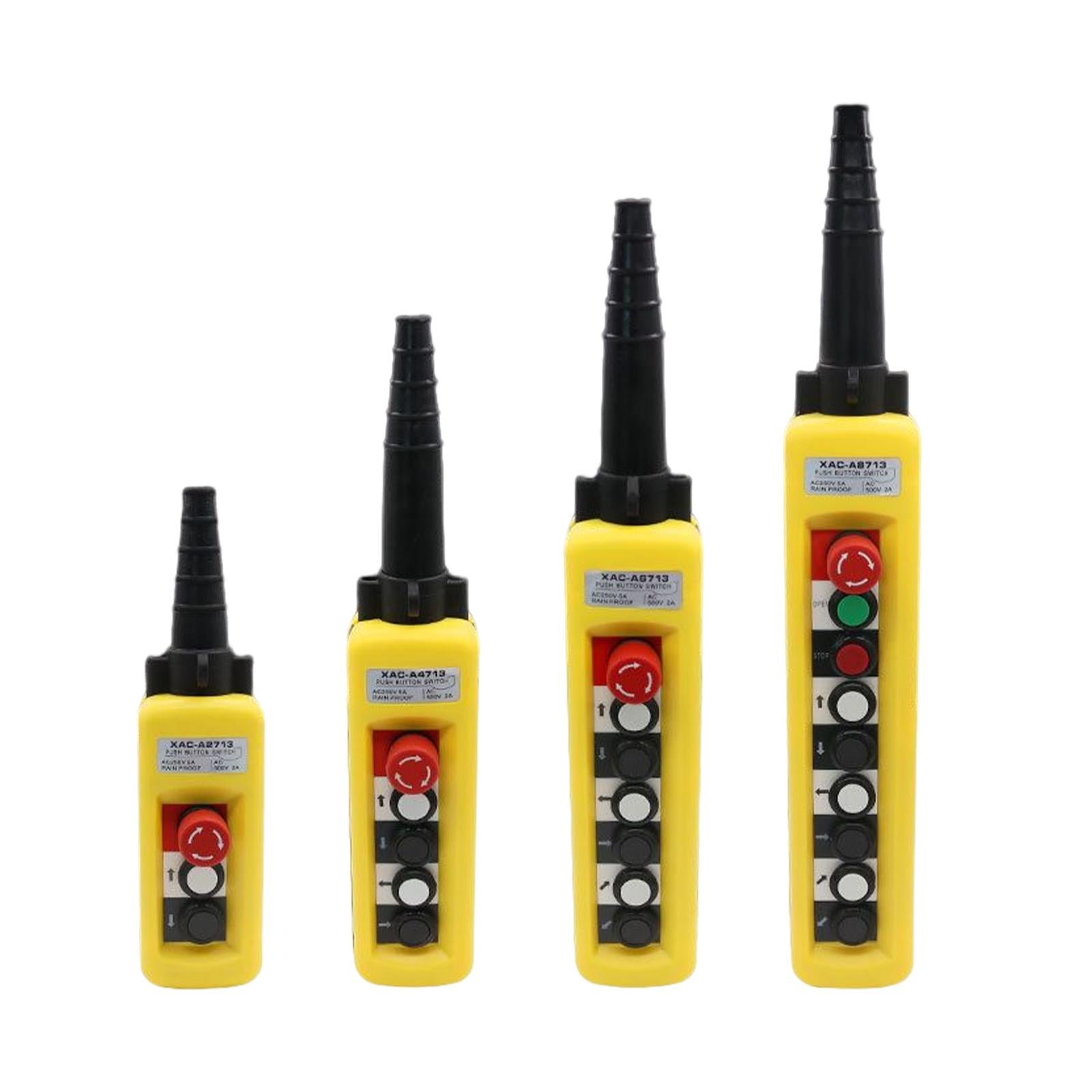 Rainproof Hoist Crane Push Momentary IP65 Waterproof for Hoist Crane Control XAC A4713