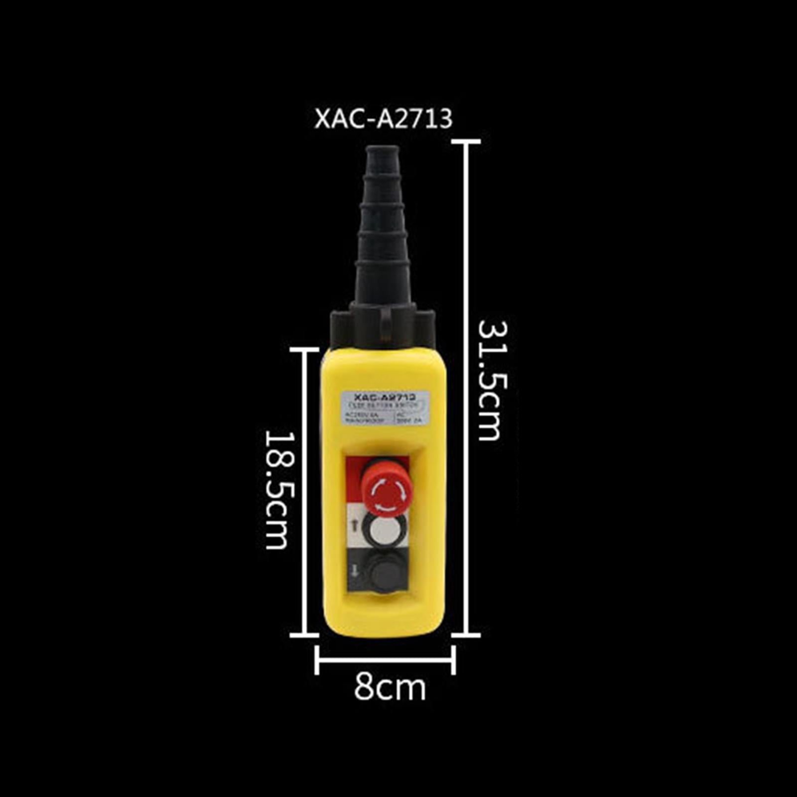 Rainproof Hoist Crane Push Momentary IP65 Waterproof for Hoist Crane Control XAC A2713