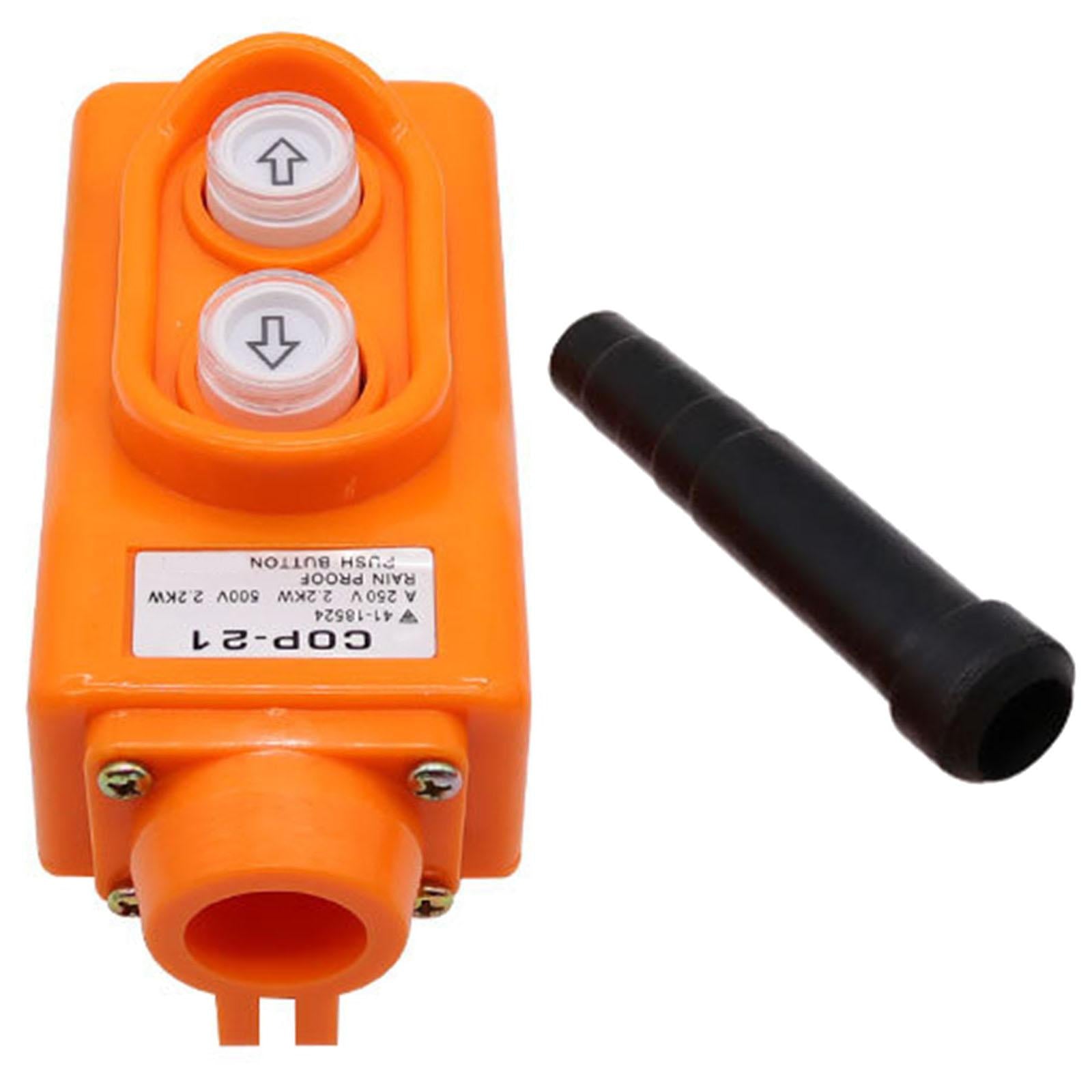 Crane Push Button Switch Equipped with Rubber Cable Sheath COP21 2 Buttons
