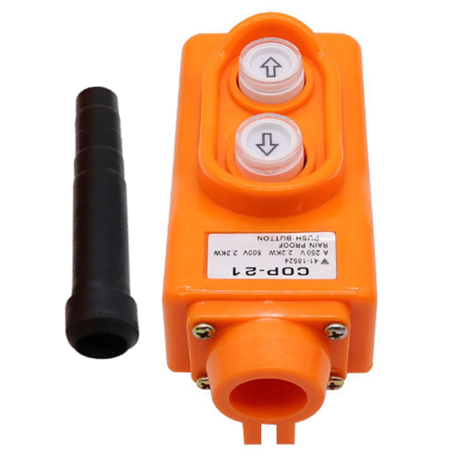Crane Push Button Switch Equipped with Rubber Cable Sheath COP21 2 Buttons