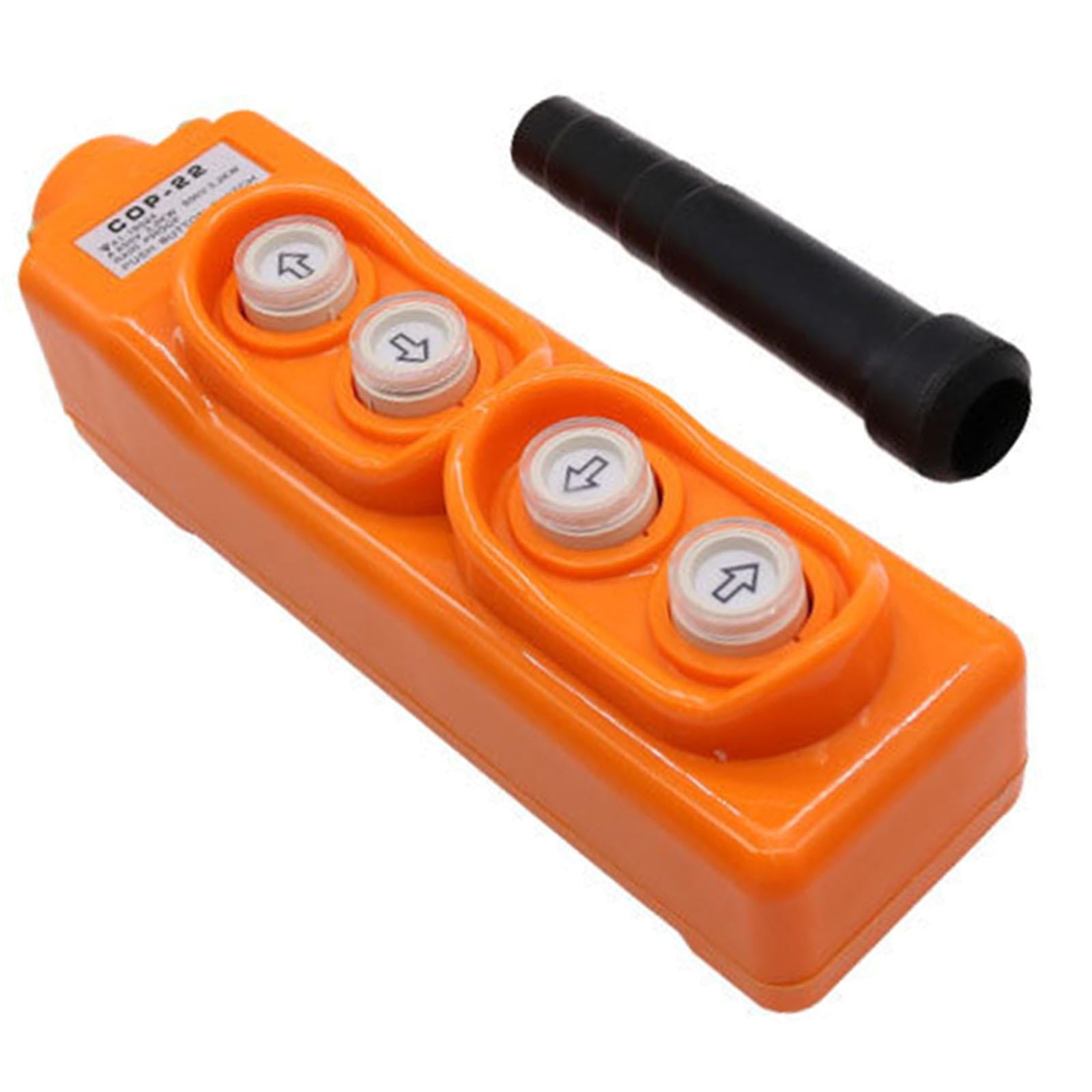 Crane Push Button Switch Equipped with Rubber Cable Sheath COP22 4 Buttons