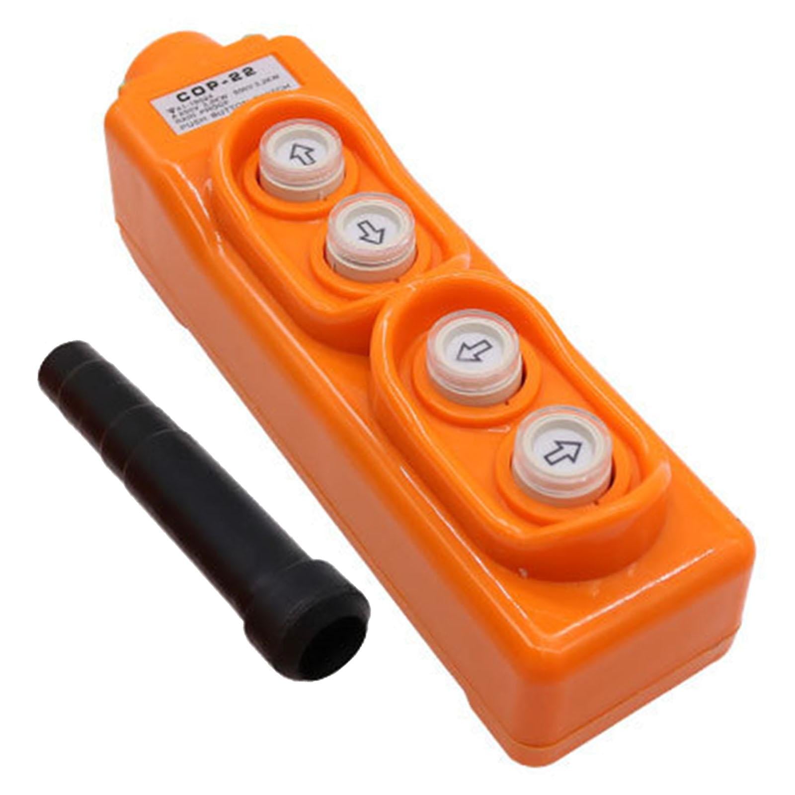 Crane Push Button Switch Equipped with Rubber Cable Sheath COP22 4 Buttons