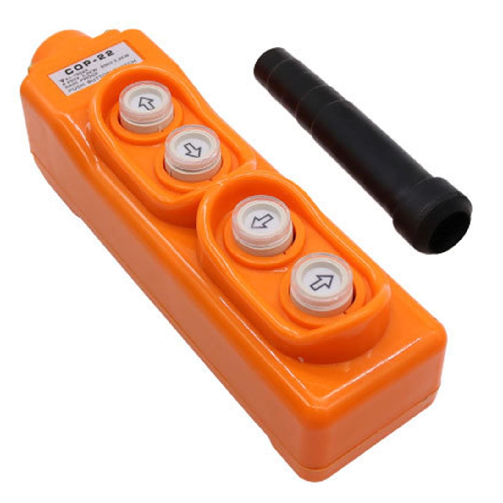 Crane Push Button Switch Equipped with Rubber Cable Sheath COP22 4 Buttons