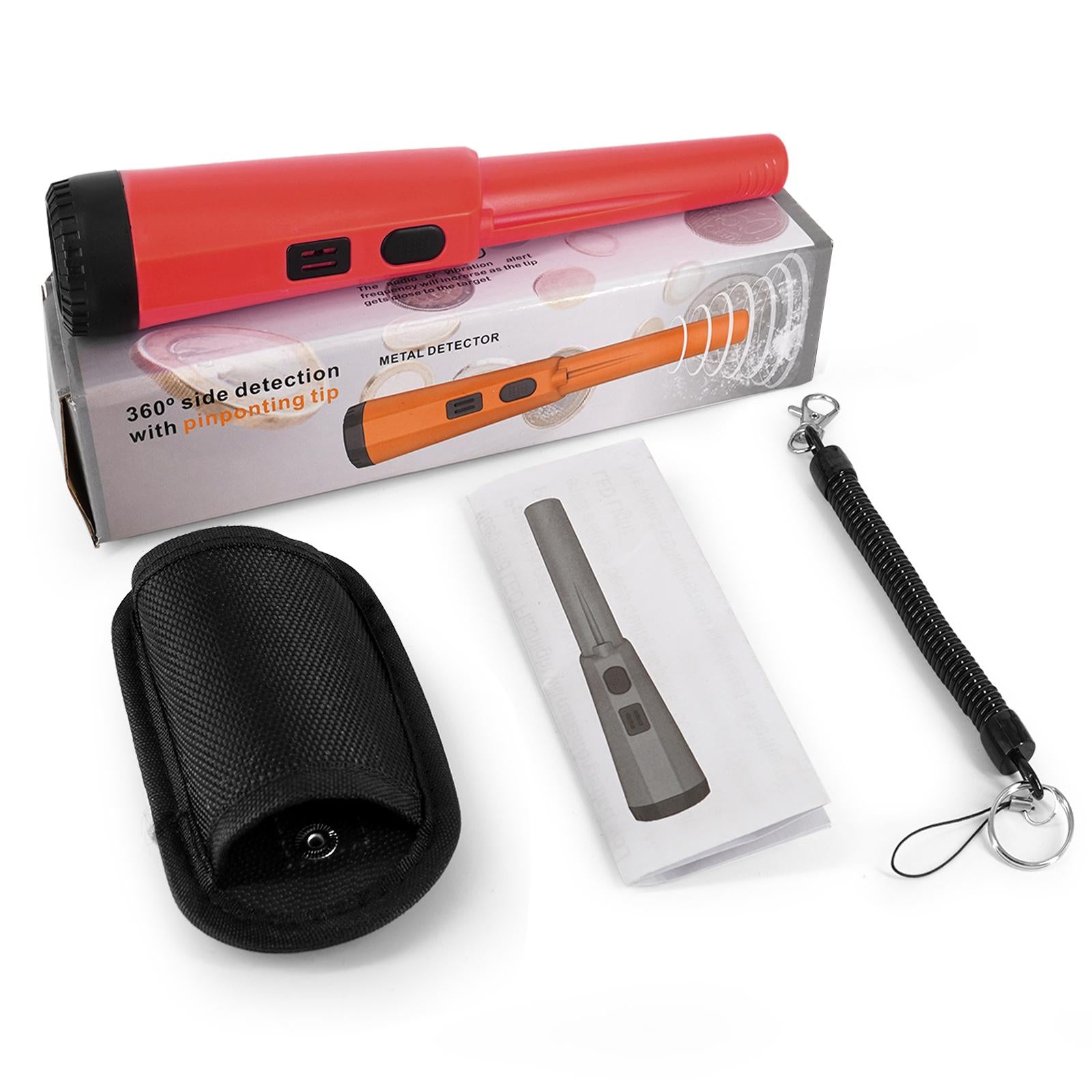 Pinpointing Metal Detector Waterproof ProPointer & Holster Red