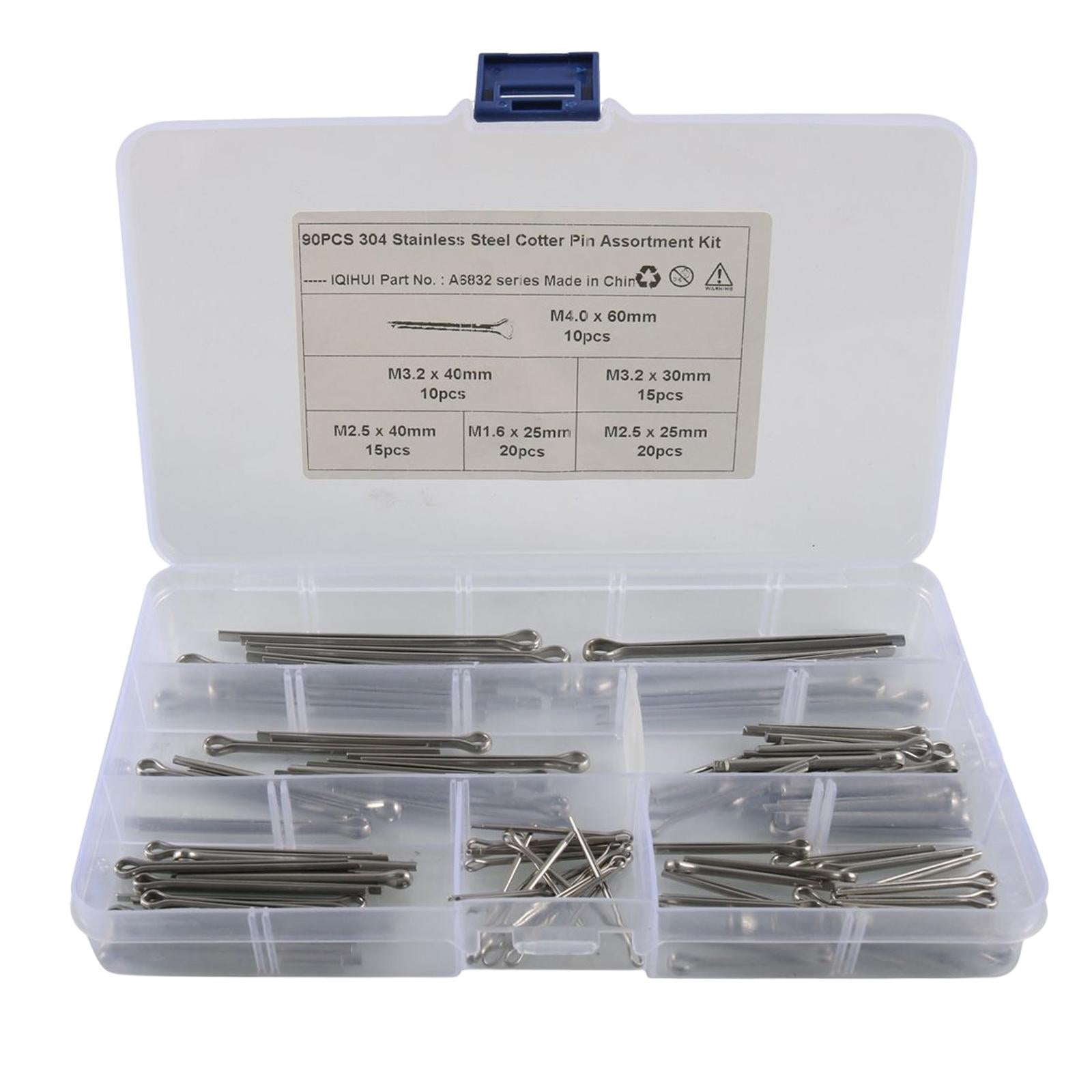 Cotter Pin Assortment Kit Assortment Tool for Mechanics Lawn Mowers Cars