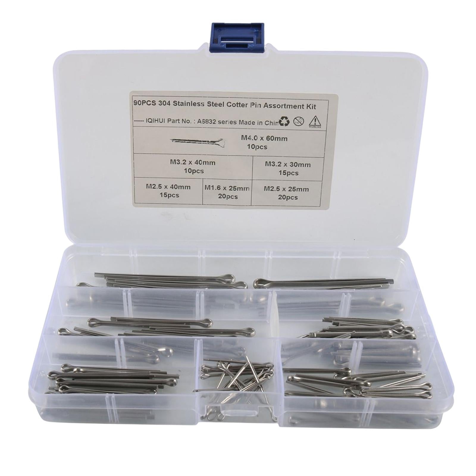 Cotter Pin Assortment Kit Assortment Tool for Mechanics Lawn Mowers Cars