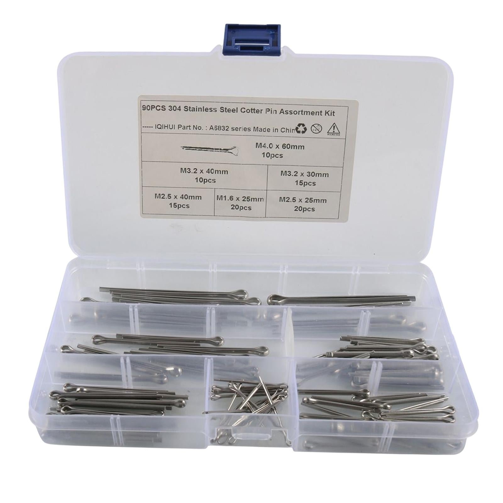 Cotter Pin Assortment Kit Assortment Tool for Mechanics Lawn Mowers Cars