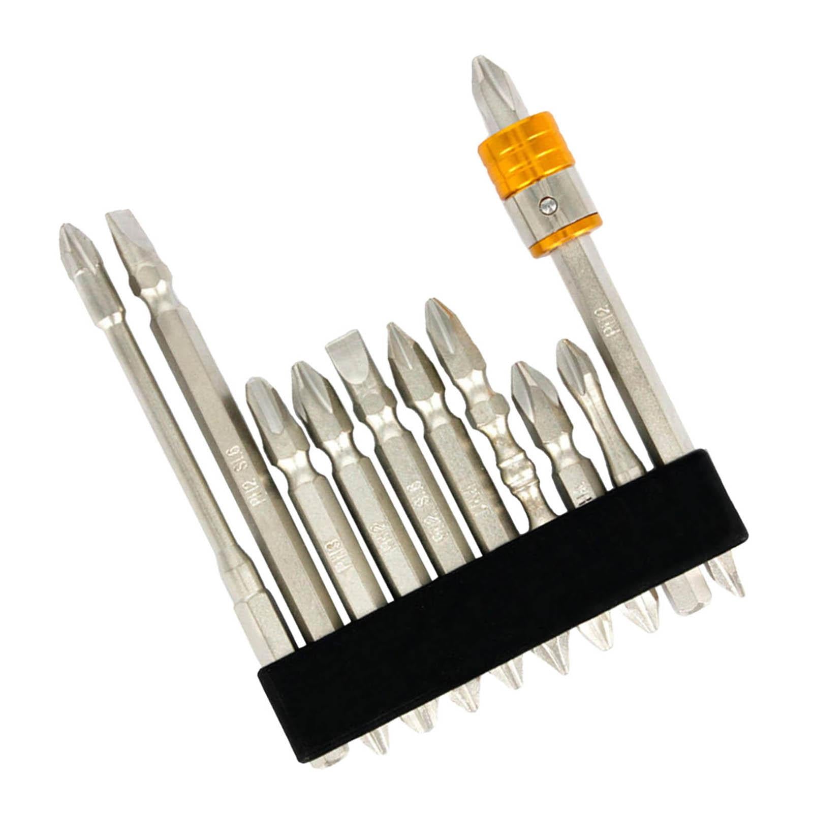 Electric Screwdriver Bits Hand Tools Anti Slip Screw Extractor 11Pcs