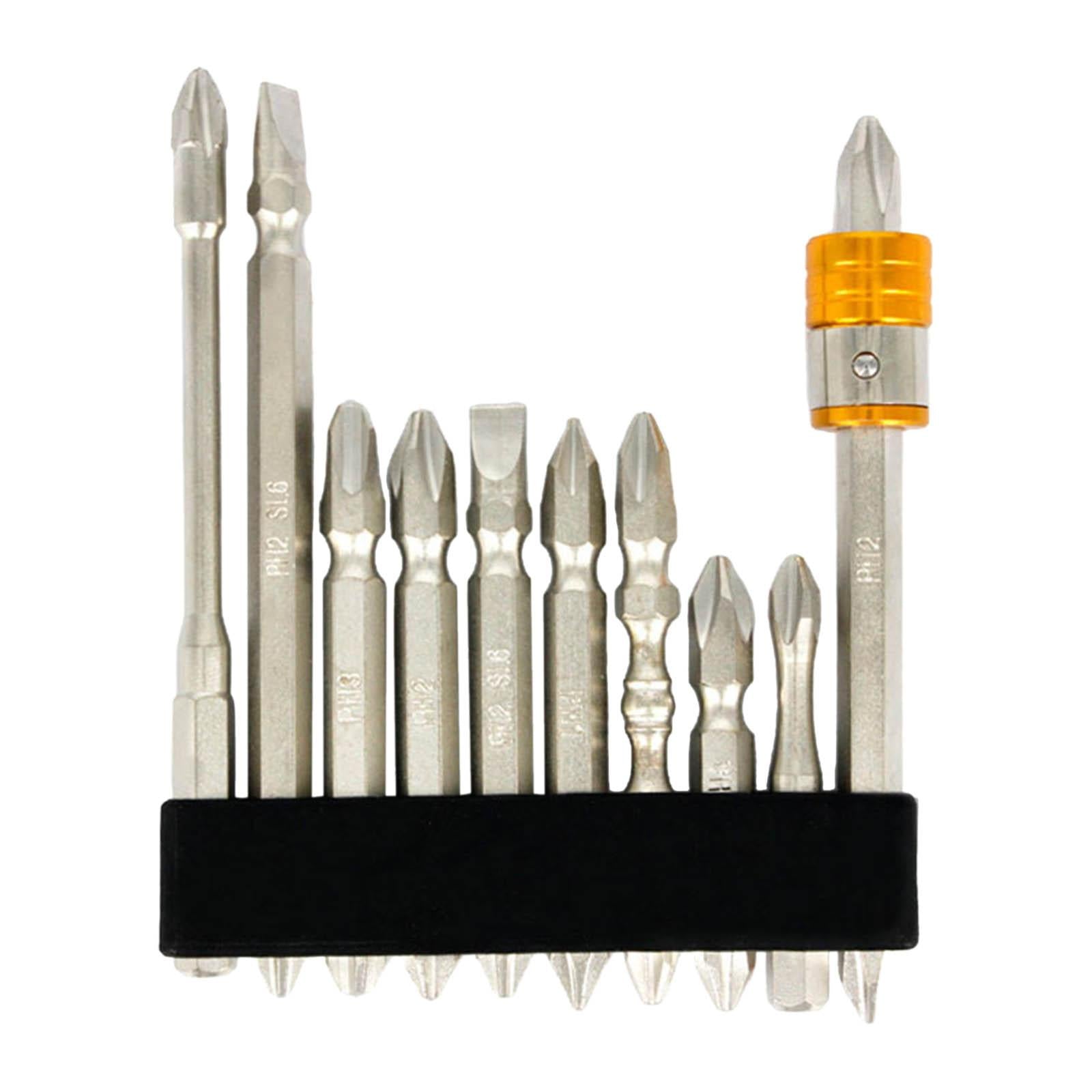 Electric Screwdriver Bits Hand Tools Anti Slip Screw Extractor 11Pcs