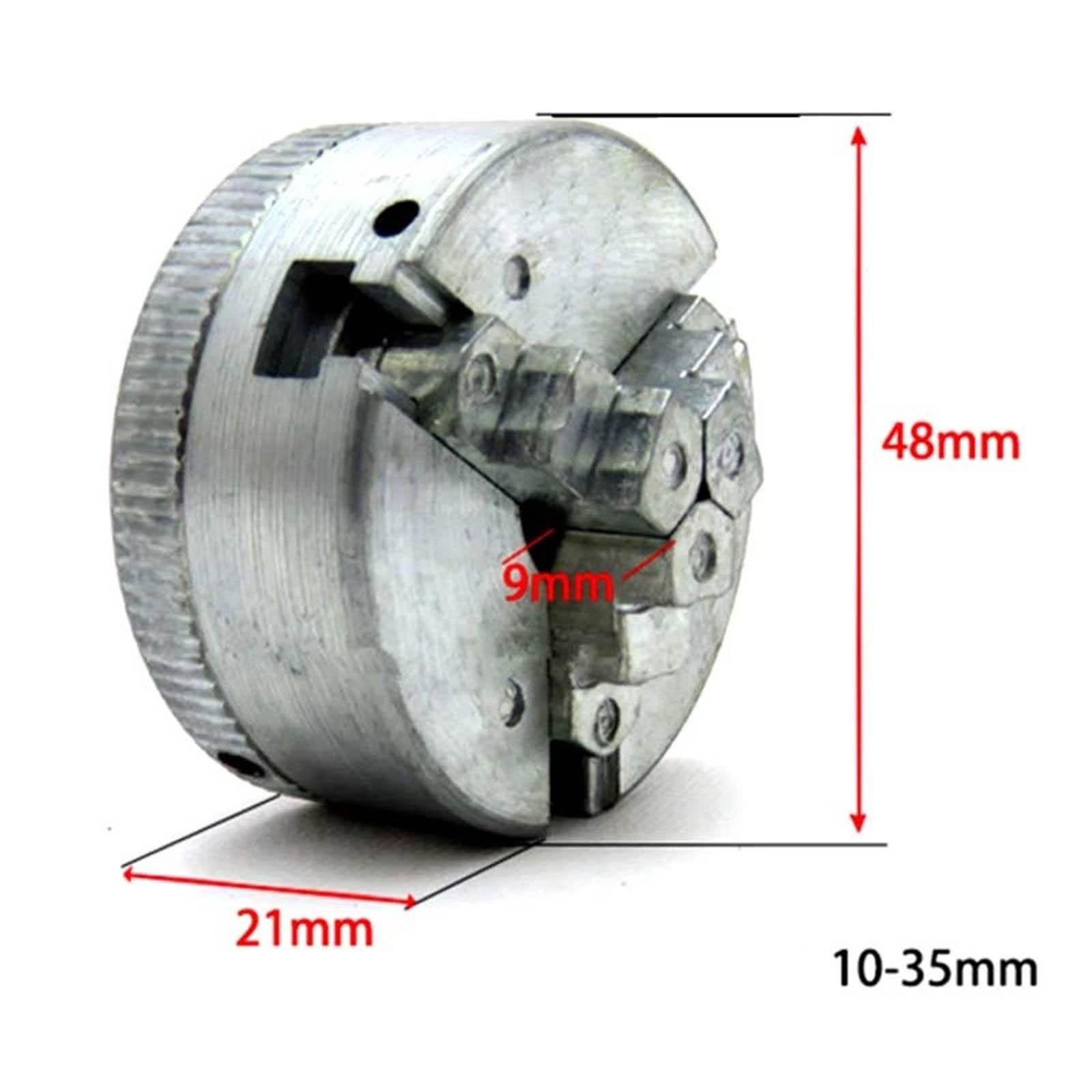 3 Jaws Chuck Portable Electric Drill Chuck Compact for Milling Machine
