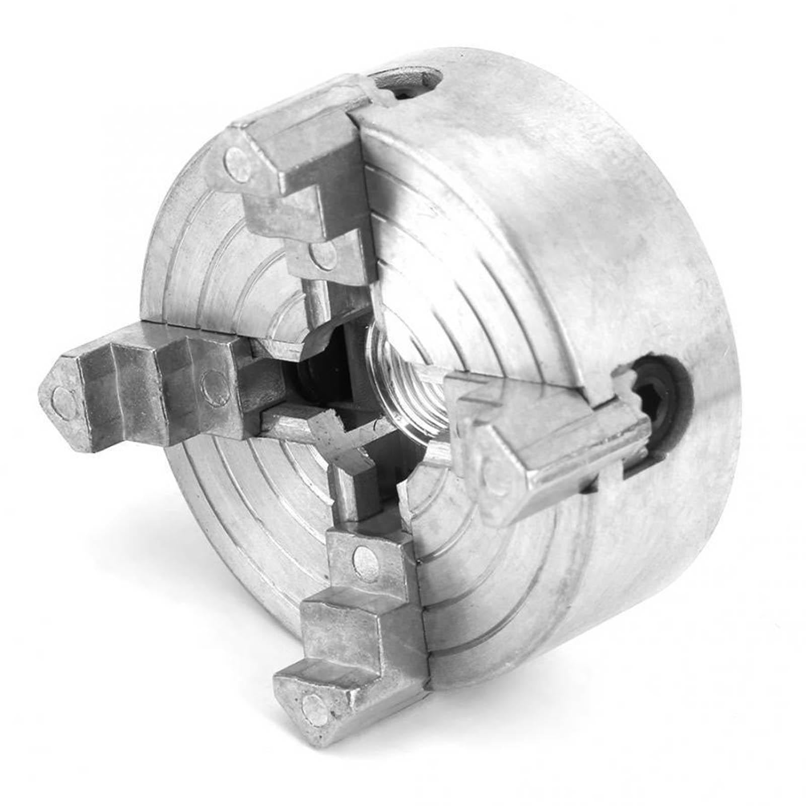 4 Jaw Lathe Chuck W/M12*1 Connecting Rod Wood Turning Clamp High Strength