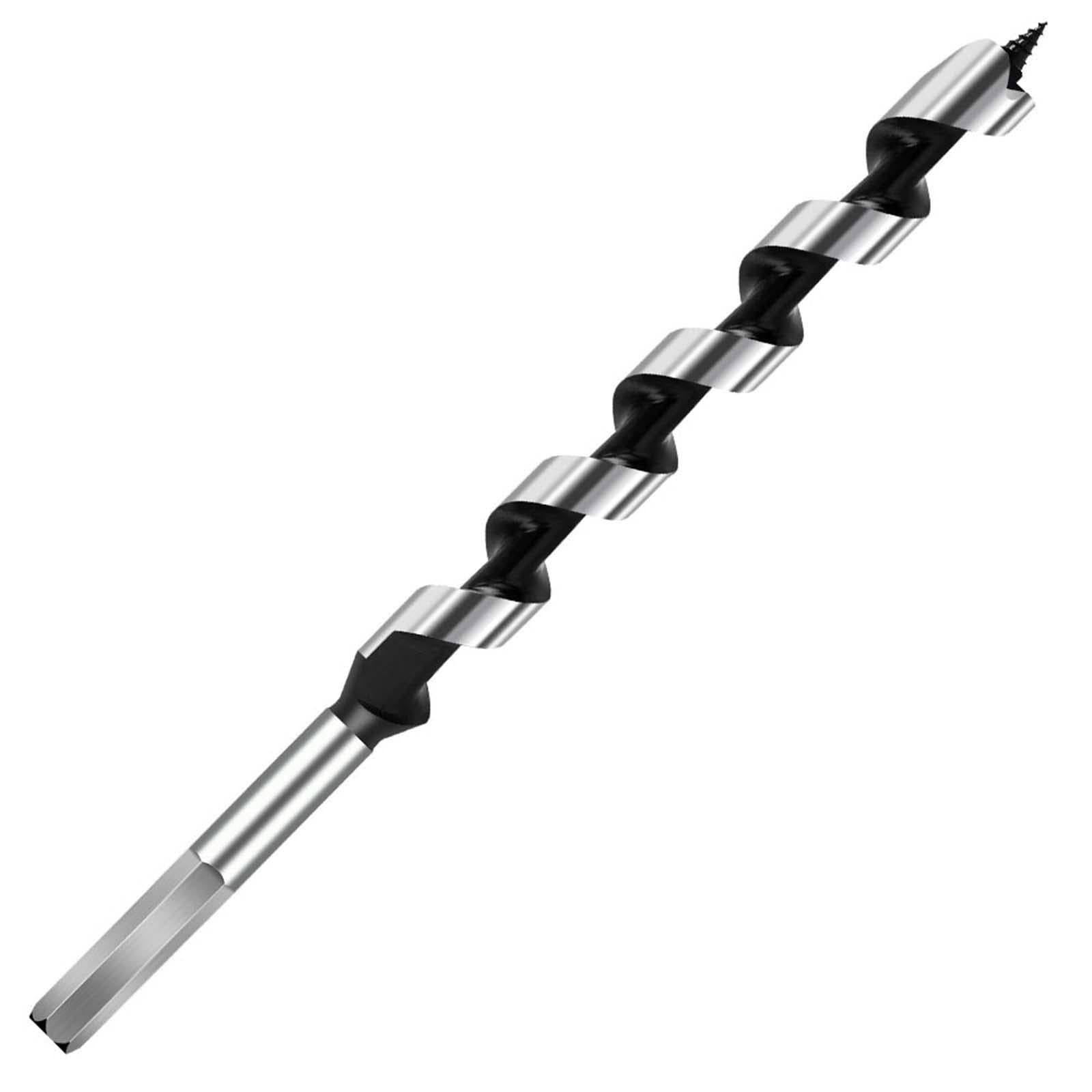 6 Pieces Auger Drill Bit 230mm for Metal Iron Wood Resin Beads Jewelry