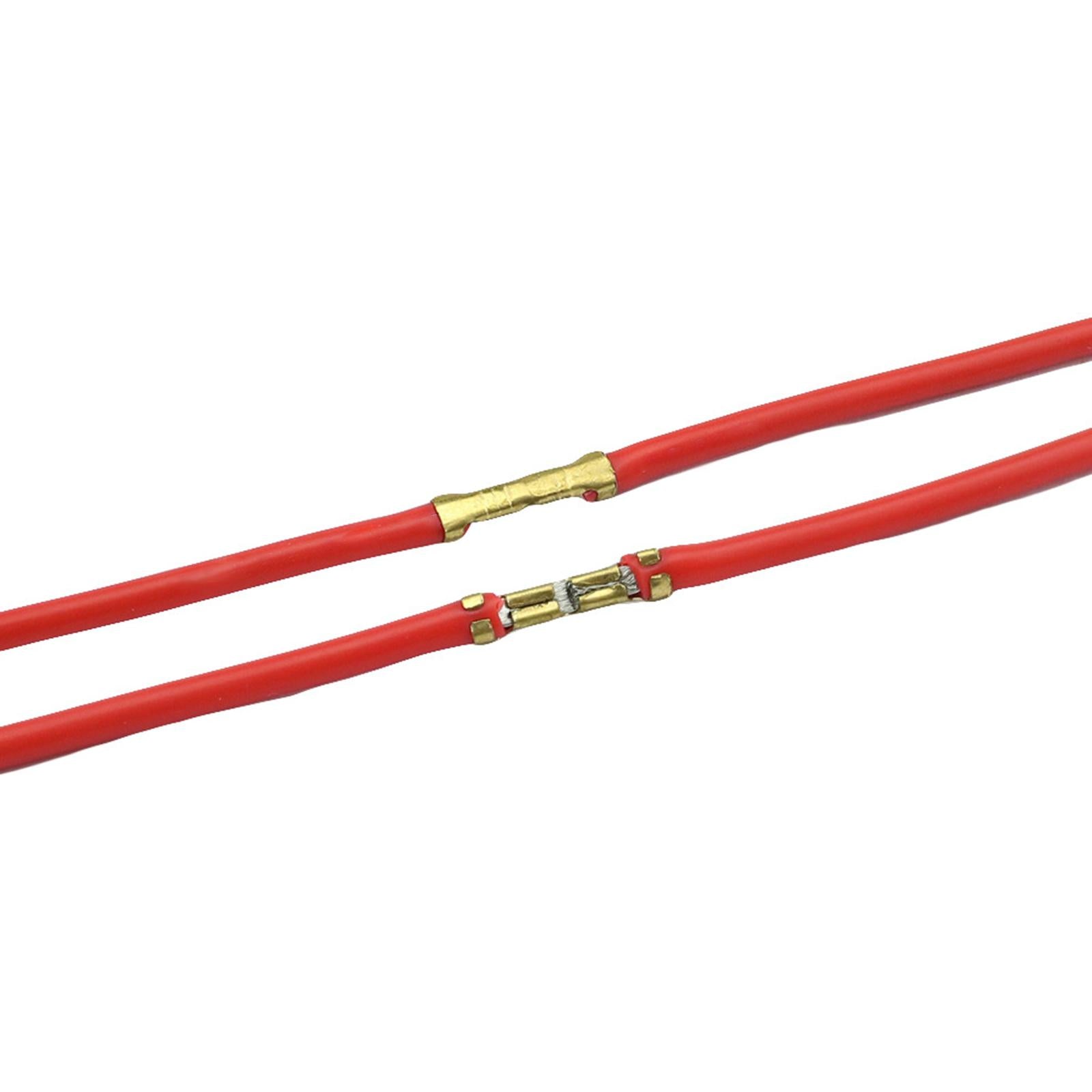 Brass Crimp Terminals 0.5-1.5mm Square Wiring Line Tool Small Teeth 200Pcs