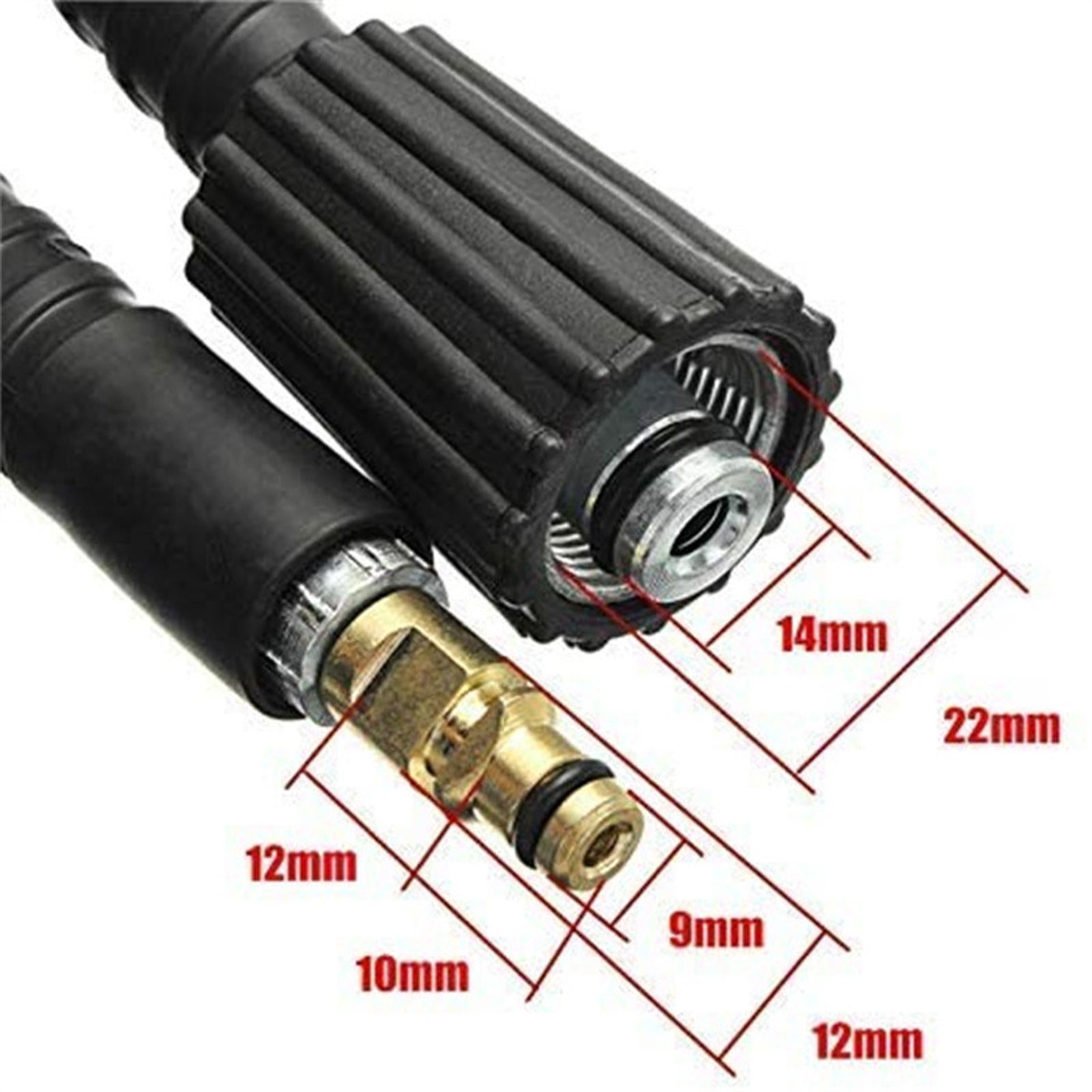 Pressure Washer Hose M22-14mm Brass Thread for K2 K3 K4 K5 6m Style A