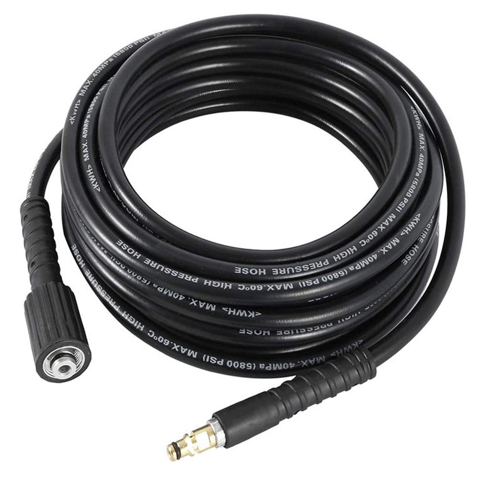 Pressure Washer Hose M22-14mm Brass Thread for K2 K3 K4 K5 Pressure Washers 10m Style A
