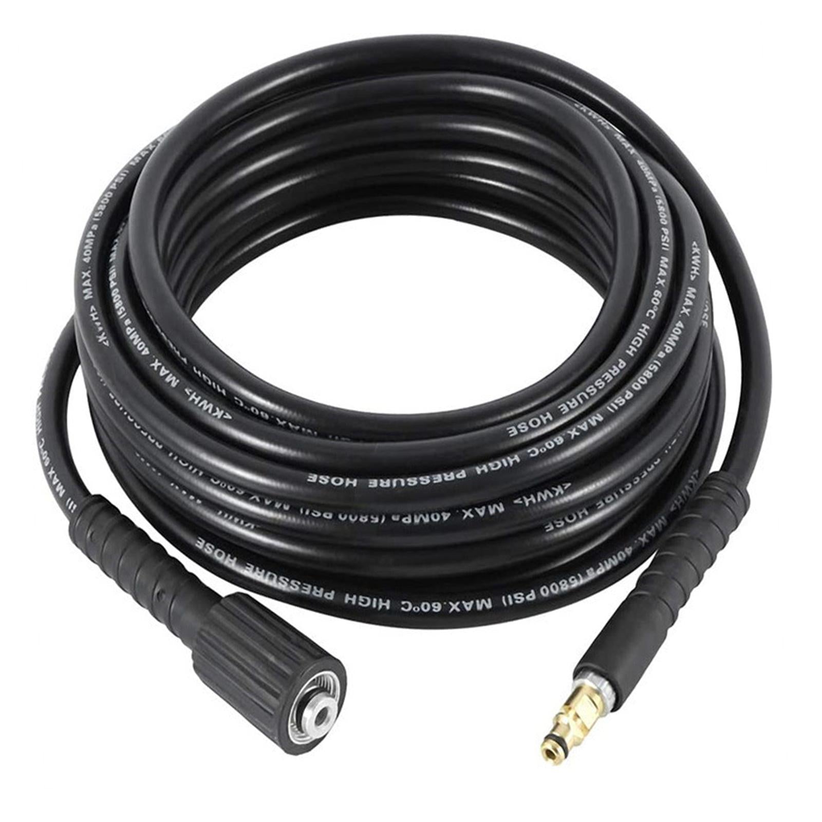 Pressure Washer Hose M22-14mm Brass Thread for K2 K3 K4 K5 Pressure Washers 10m Style A