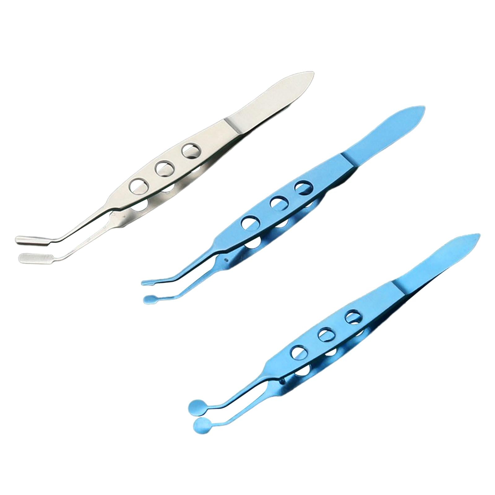 Meibomian Gland Expressor Forceps Tweezer High Precision for Meibomian Flap Stainless Steel3x9mm