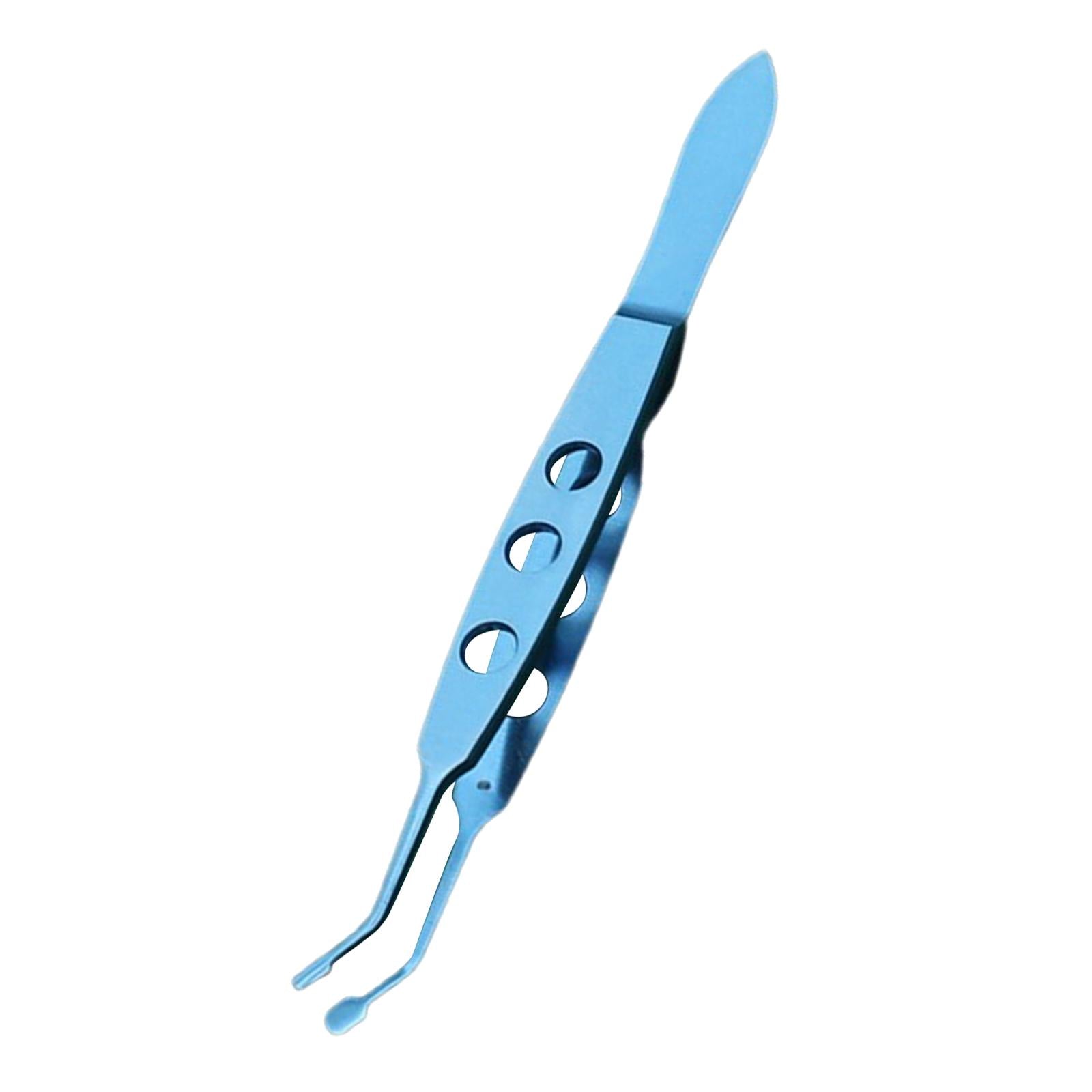 Meibomian Gland Expressor Forceps Tweezer High Precision for Meibomian Flap Titanium Alloy 3x3mm