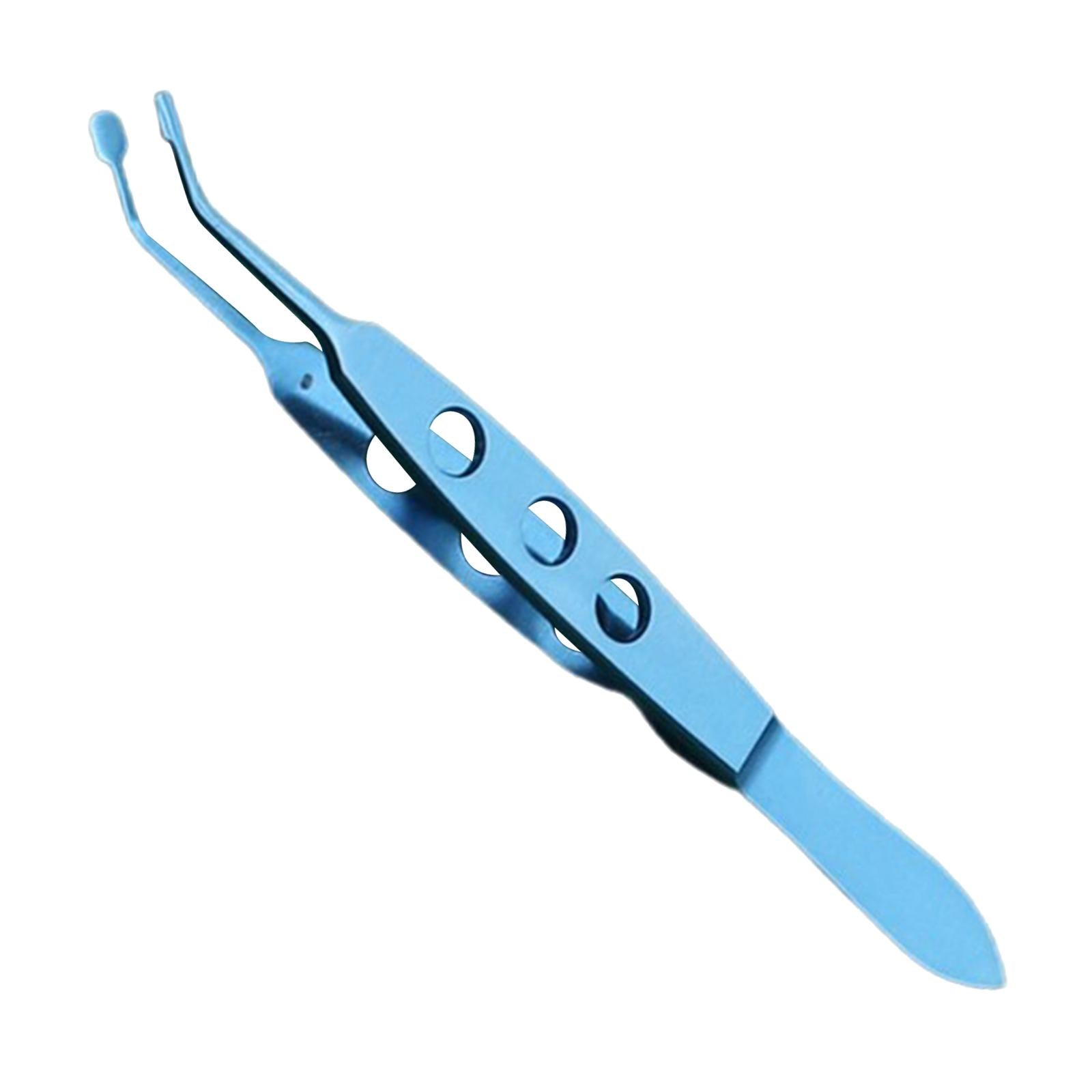 Meibomian Gland Expressor Forceps Tweezer High Precision for Meibomian Flap Titanium Alloy 3x3mm