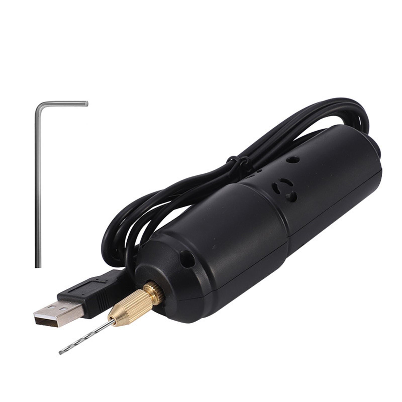 Portable Mini Electric Drill Engraver for Epoxy Resin Craft  With Parts