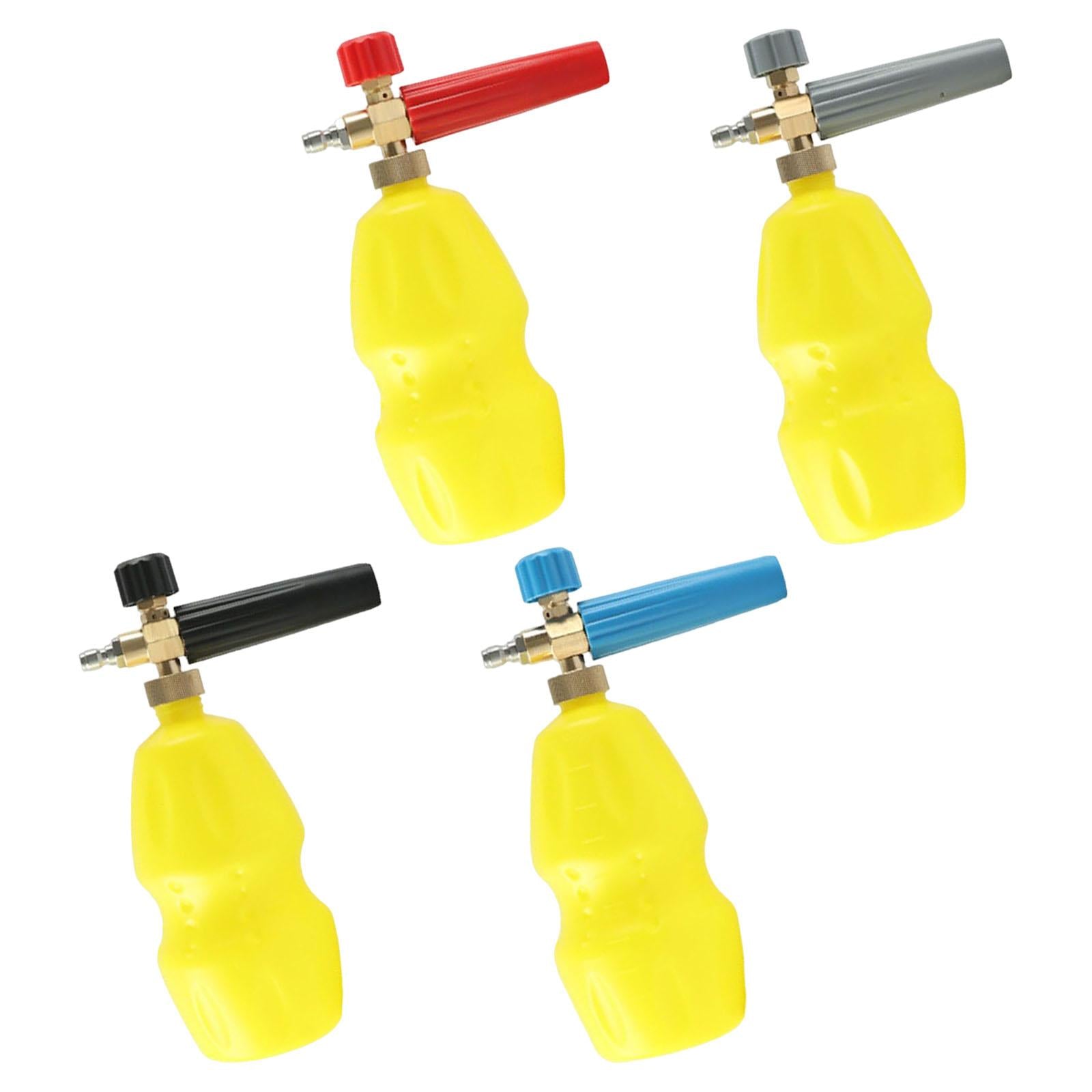 Snow Foam Lance Bottle 1/4 inch Quick Connect for Automotive Detailing black