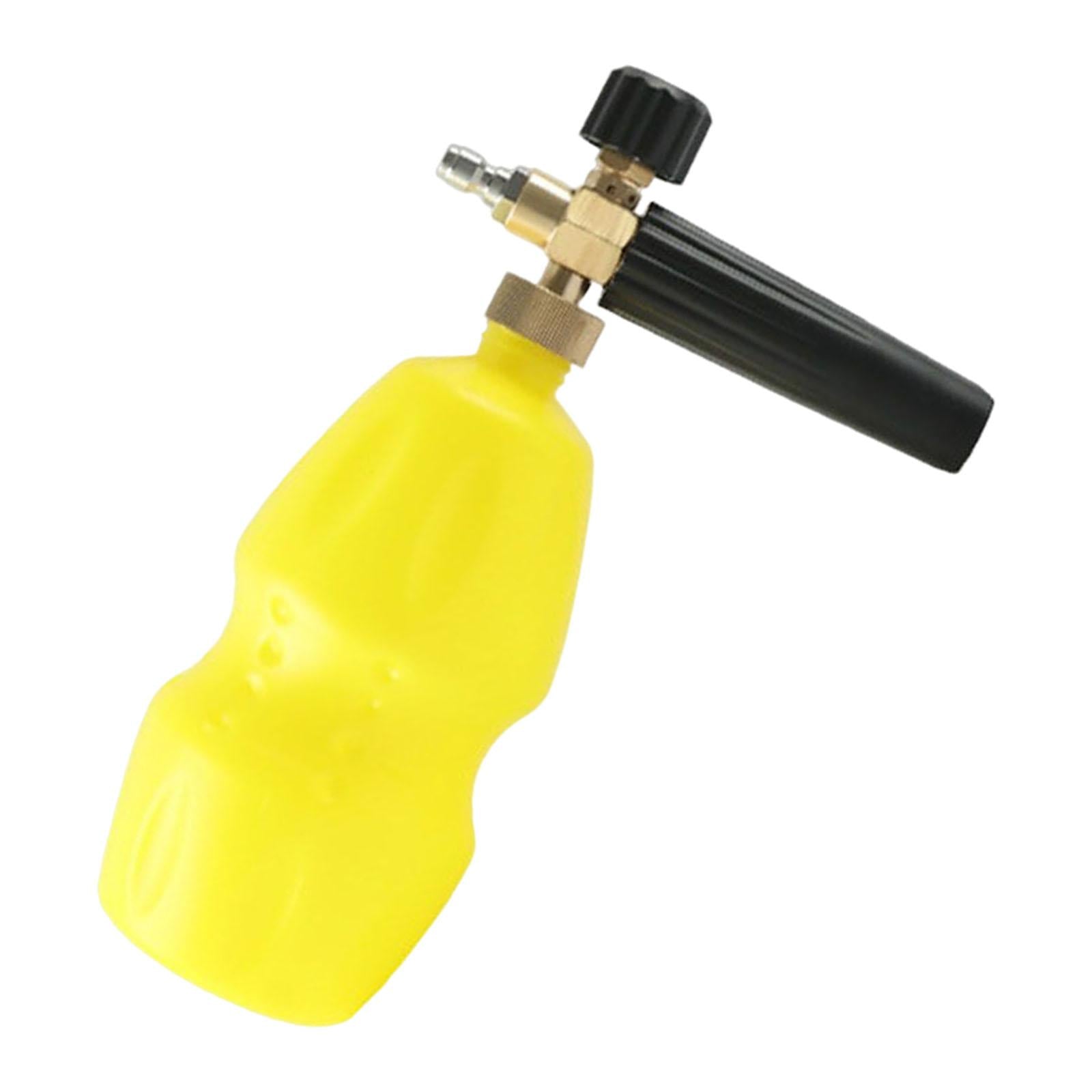 Snow Foam Lance Bottle 1/4 inch Quick Connect for Automotive Detailing black